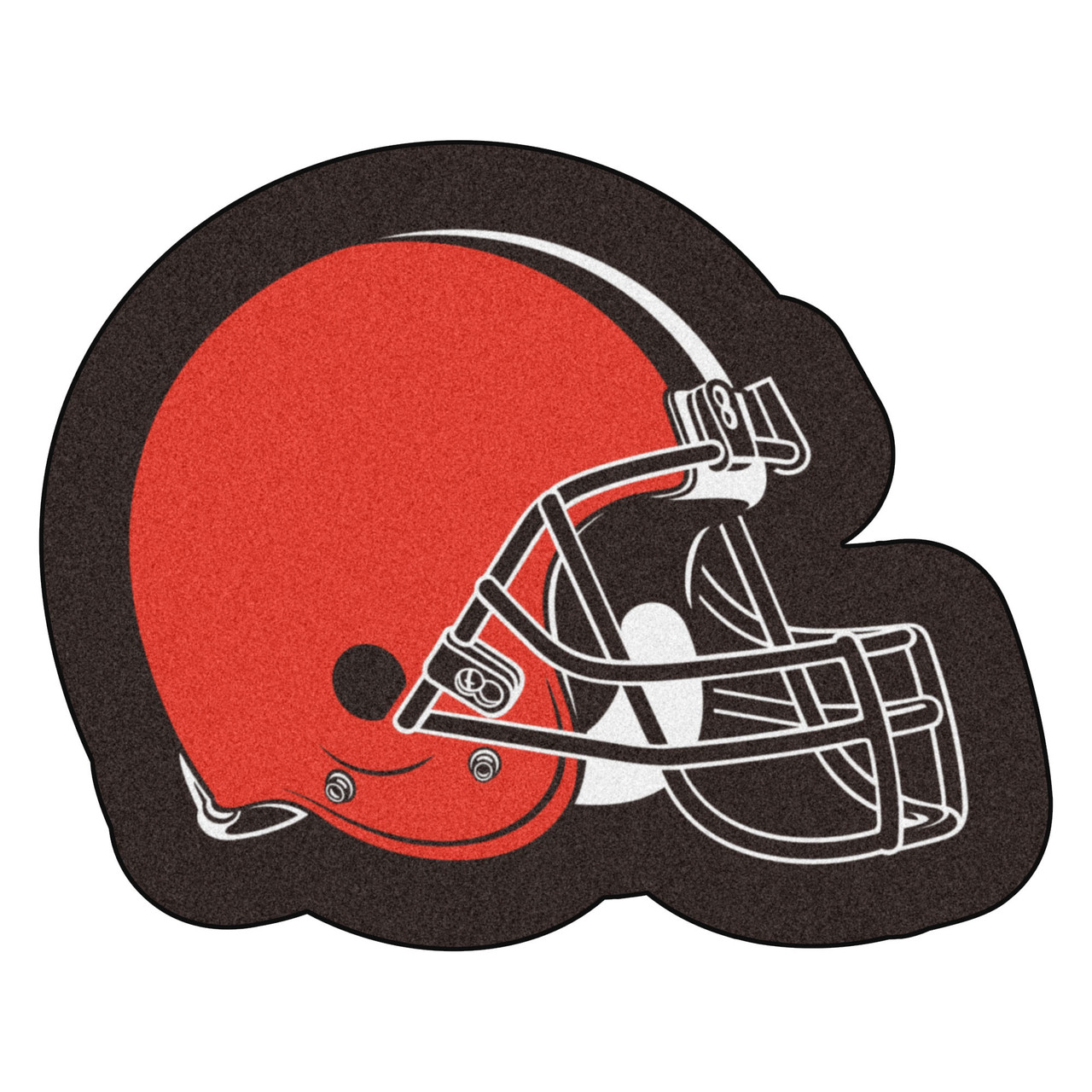 Area Rug with Cleveland Browns (Brown Background) sports team logo!