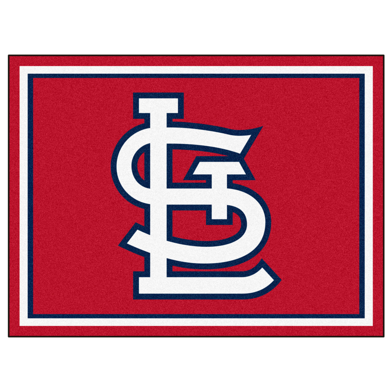 MLB St. Louis Cardinals 8 x 10 Foot Plush Non-Skid Area Rug