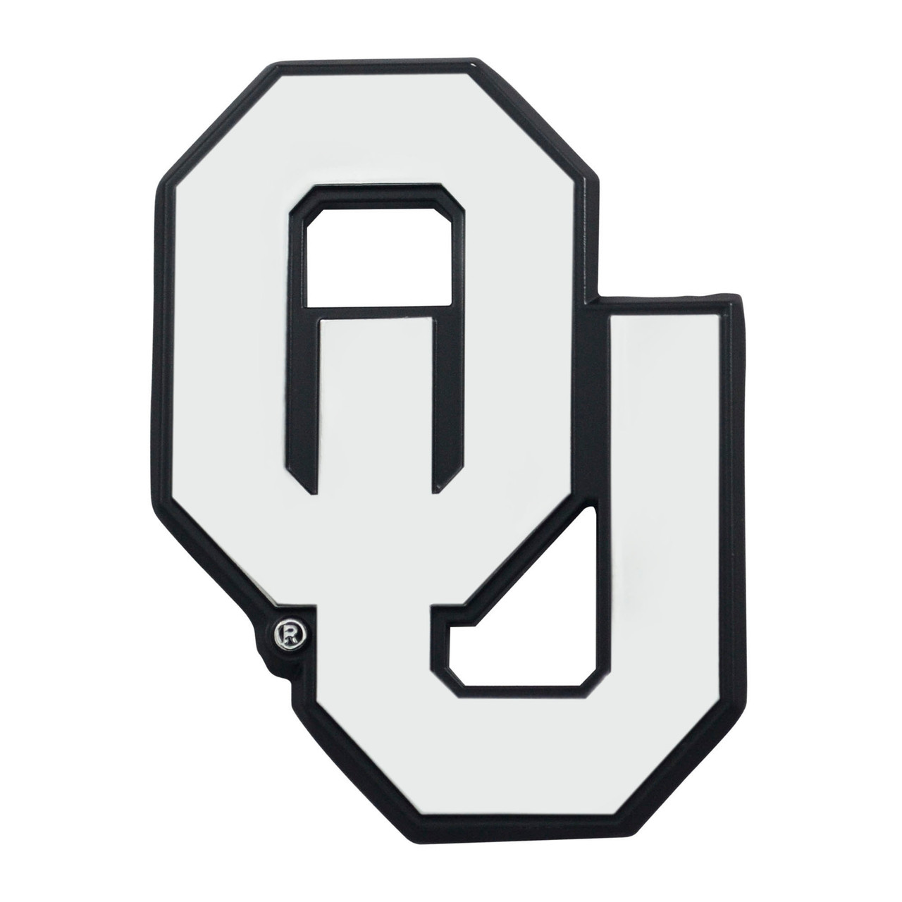 Set of 2 White NCAA University of Oklahoma Sooners Emblem Automotive Stick-On Car Decals 3 set-of-2-white-ncaa-university-of-oklahoma-sooners-emblem-automotive-stick-on-car-decals-3-x-2-christmas-central
