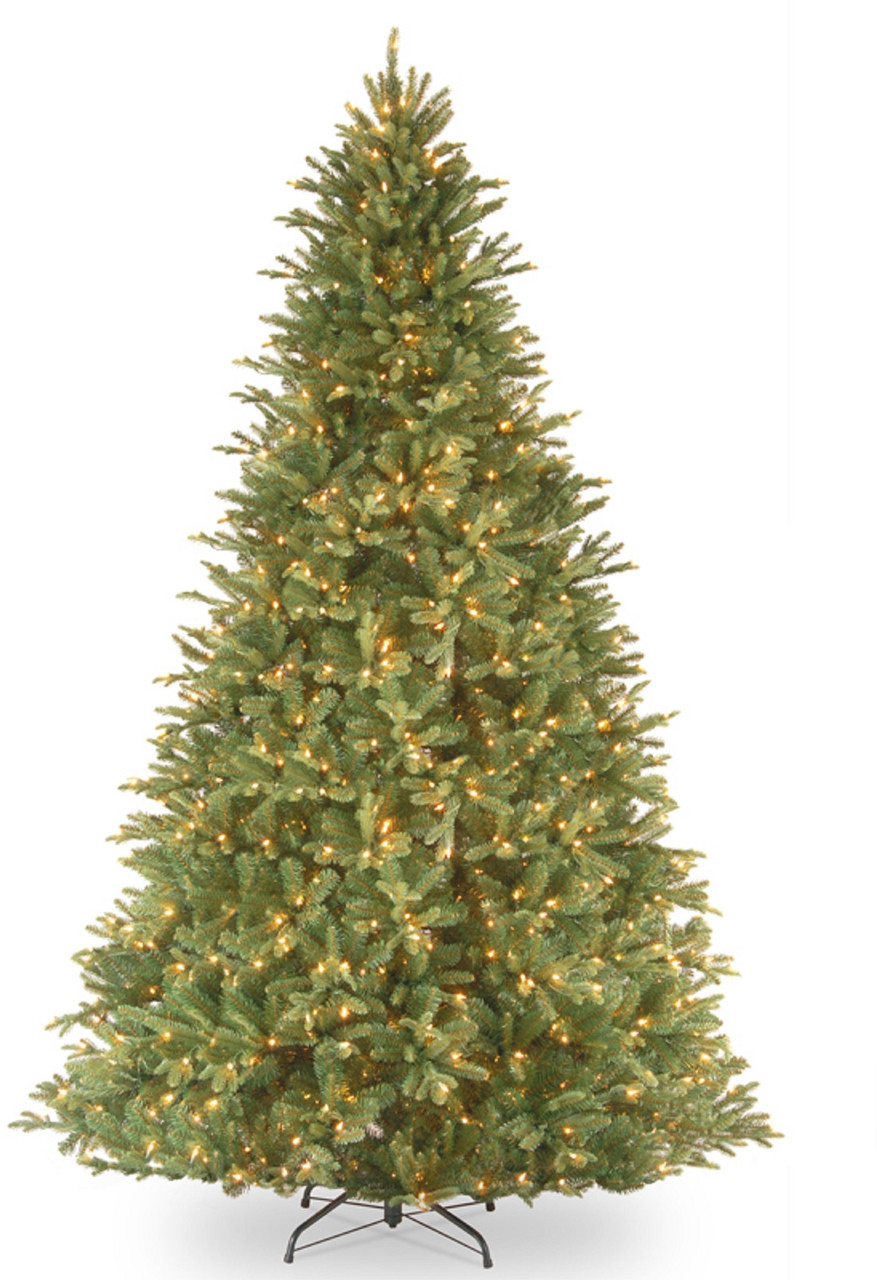 9’ PreLit Tiffany Fir Artificial Christmas Tree Clear lights