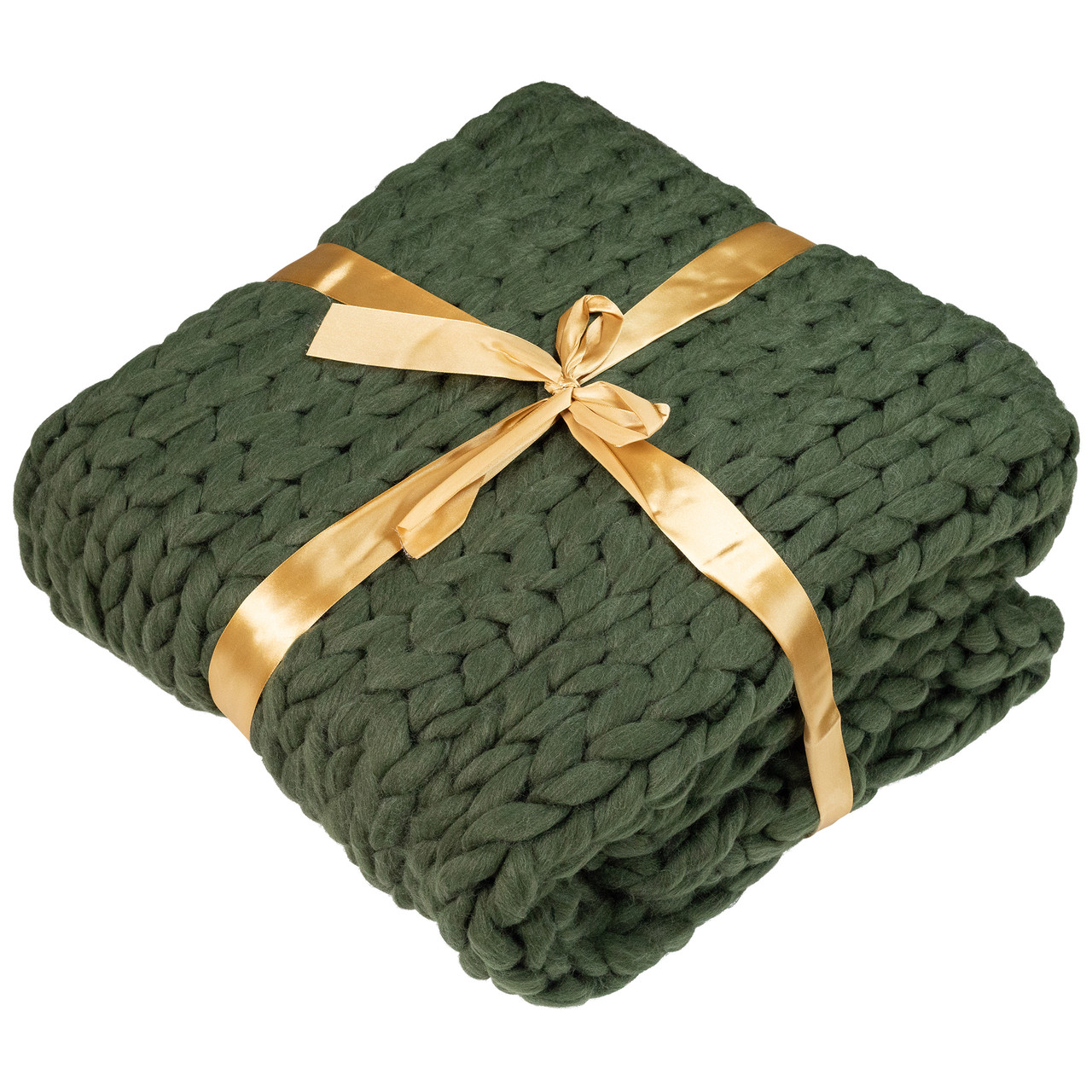 Plush Cable Knit Textured Throw Blanket - 50