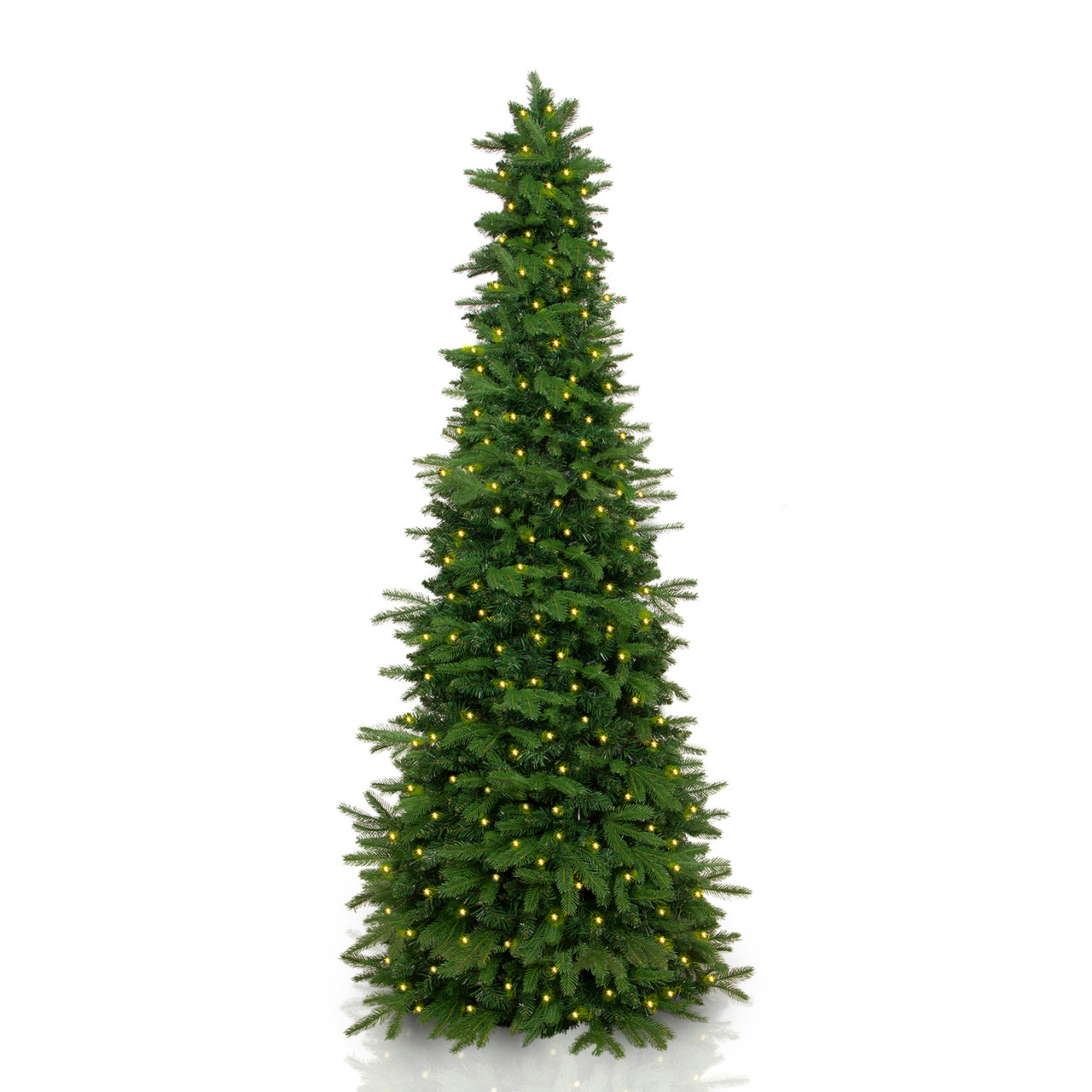 7.5' Pre-Lit LED Monterey Spruce Artificial Christmas Tree, Warm White Lights by Christmas Central