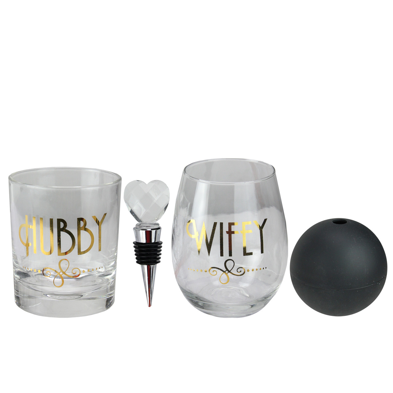 16 oz Whiskey or Wine Glasses with Frosted Design (2 Pack)