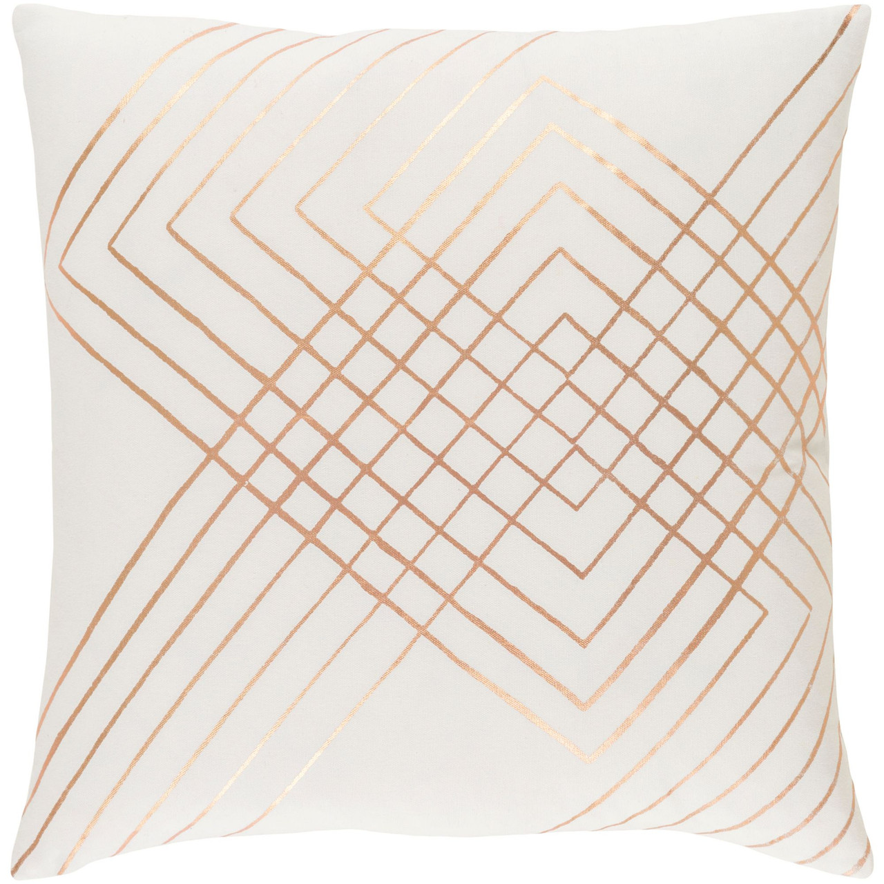 copper colored pillows