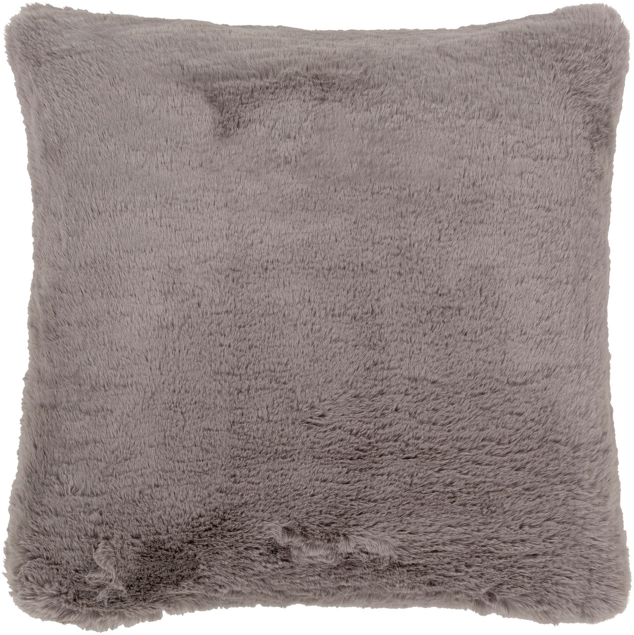 20 Arctic Gray Solid Throw Pillow - Feather & Down Filler