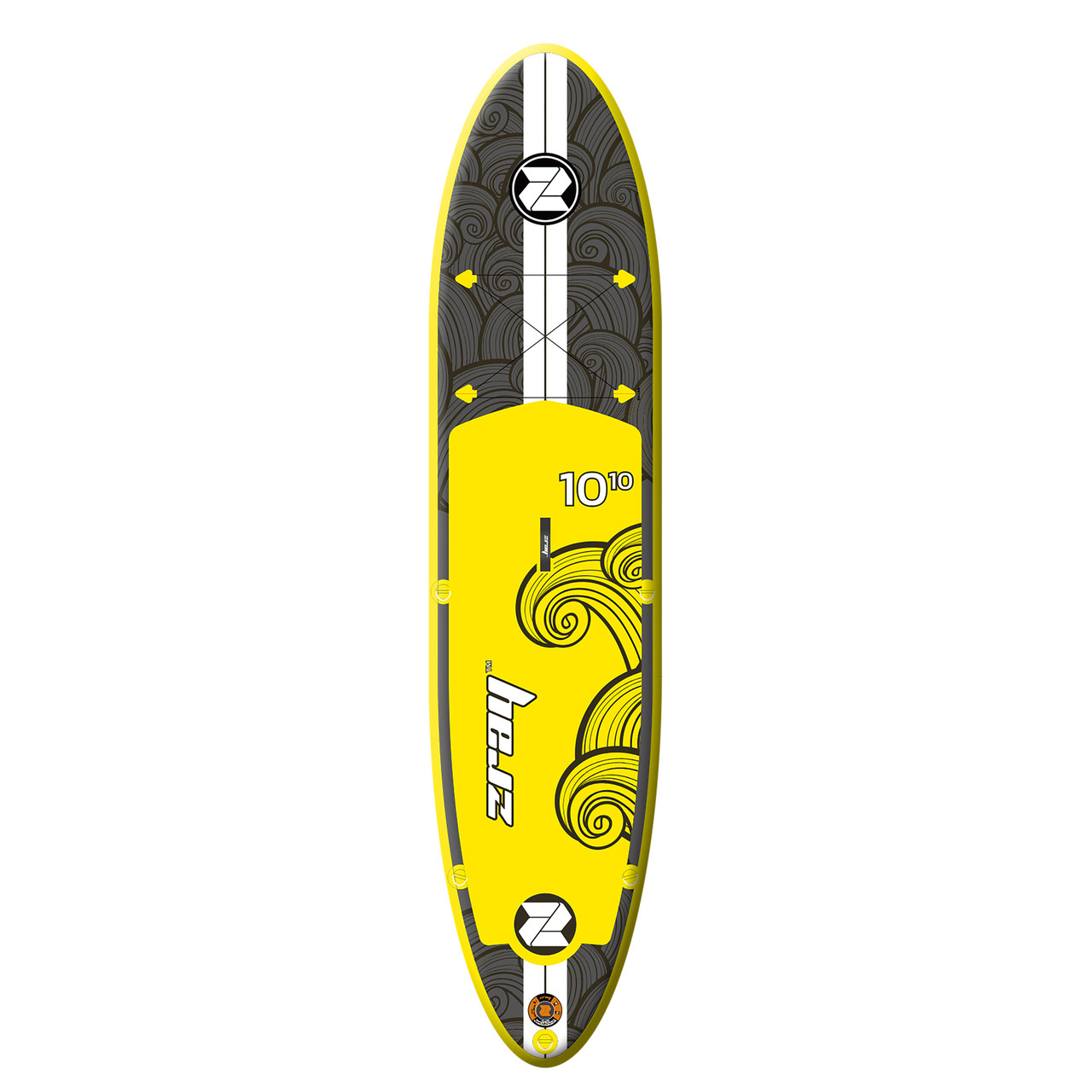 Yellow Inflatable Z-Ray X2 All Around Multiboard with Paddle