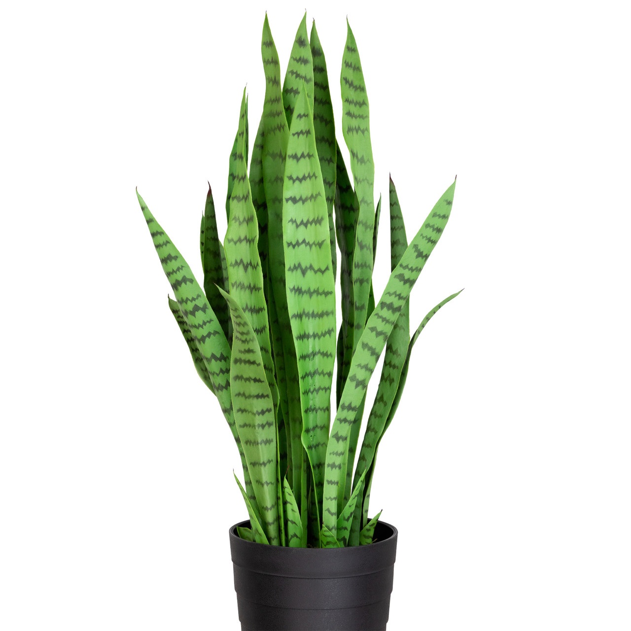 3' Green Two Tone Potted Artificial Snake Plant Christmas Central