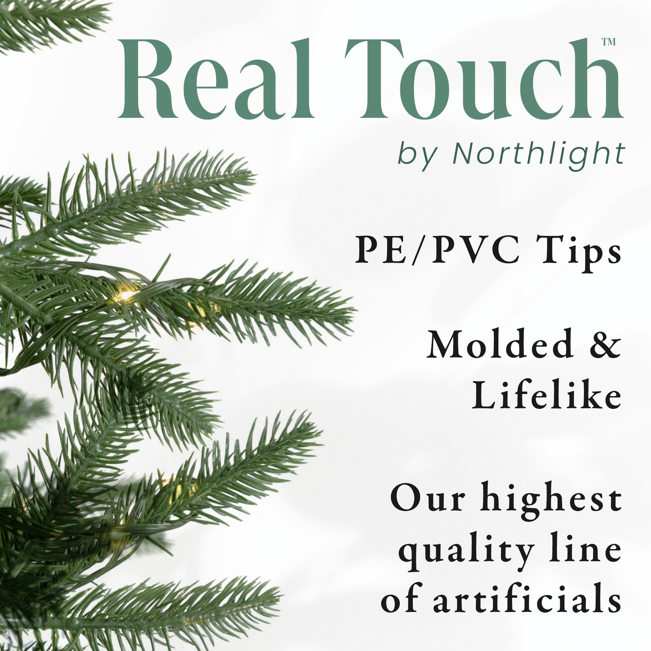 Real Touch™️ Pre-Lit Full Green Mountain Pine Artificial