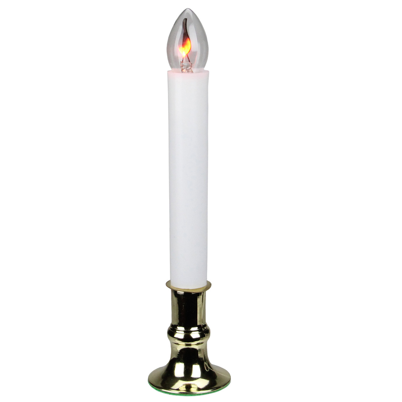 White Flicker Flame Christmas Candle Lamp 8 75 Inch Christmas Central