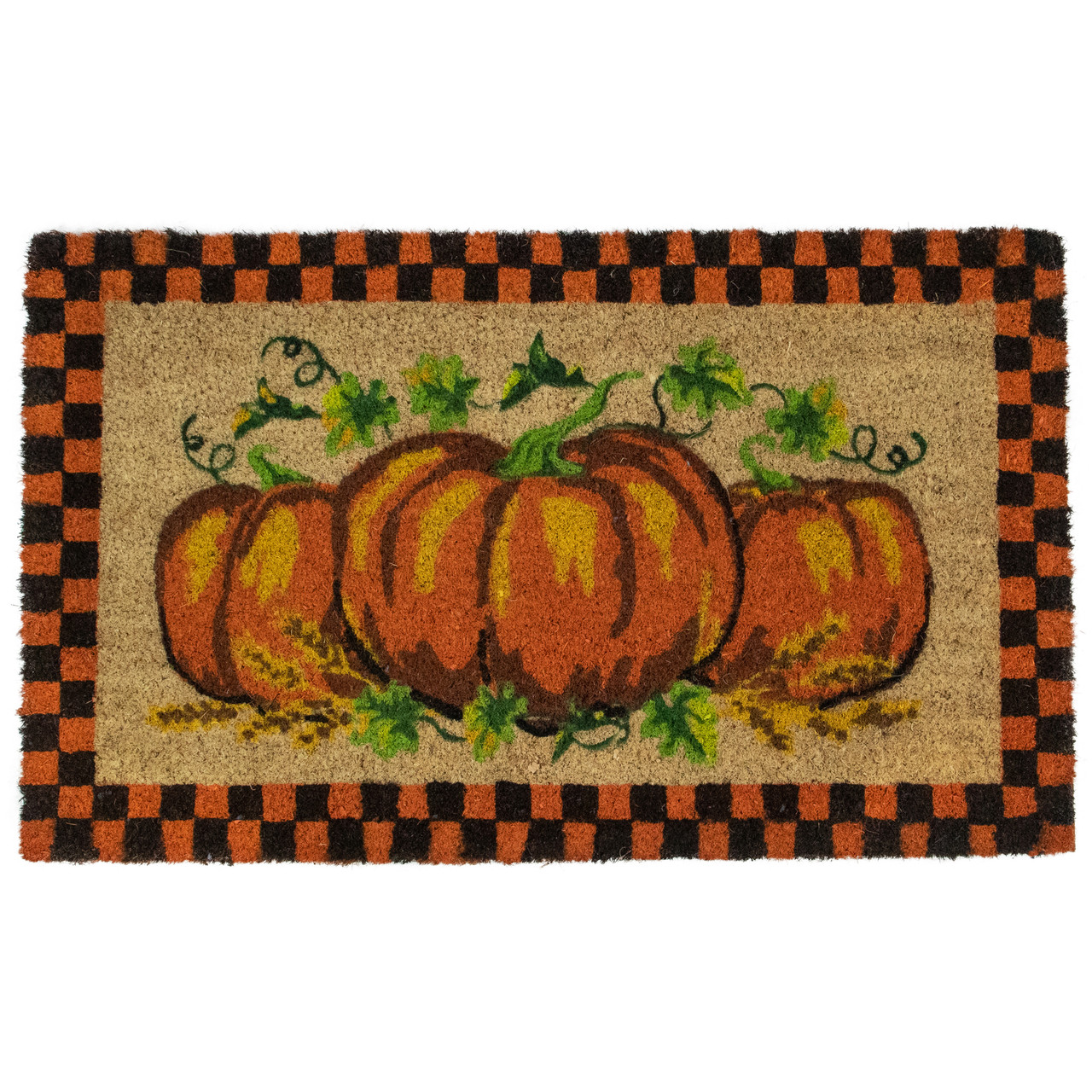 Welcome Home Pumpkin Doormat, 18x30 in.