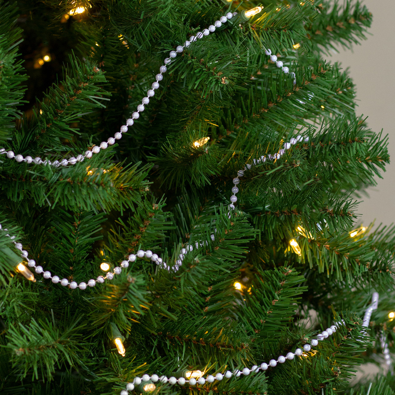Large Pearl garland christmas tree｜TikTok Search