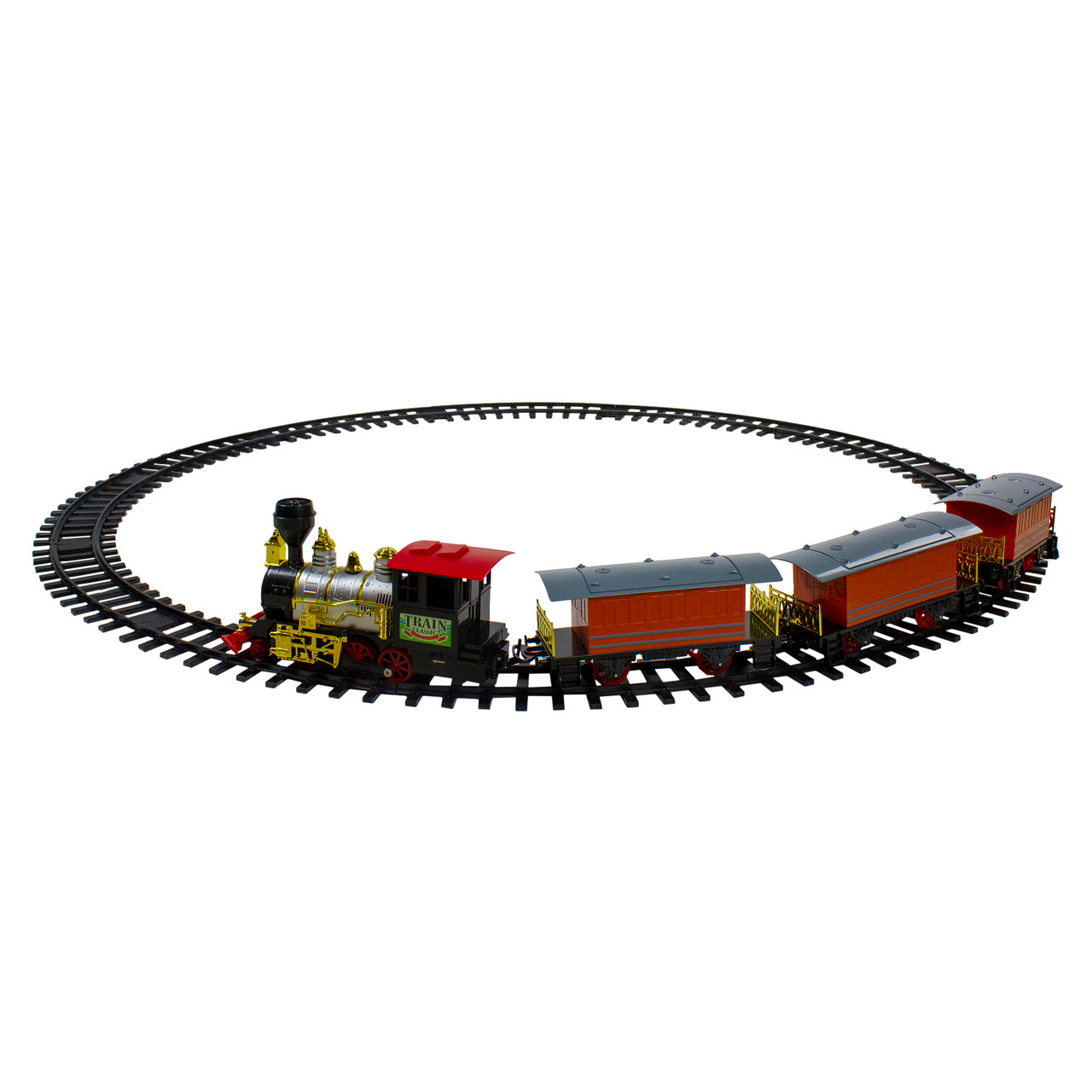 traditional christmas train set