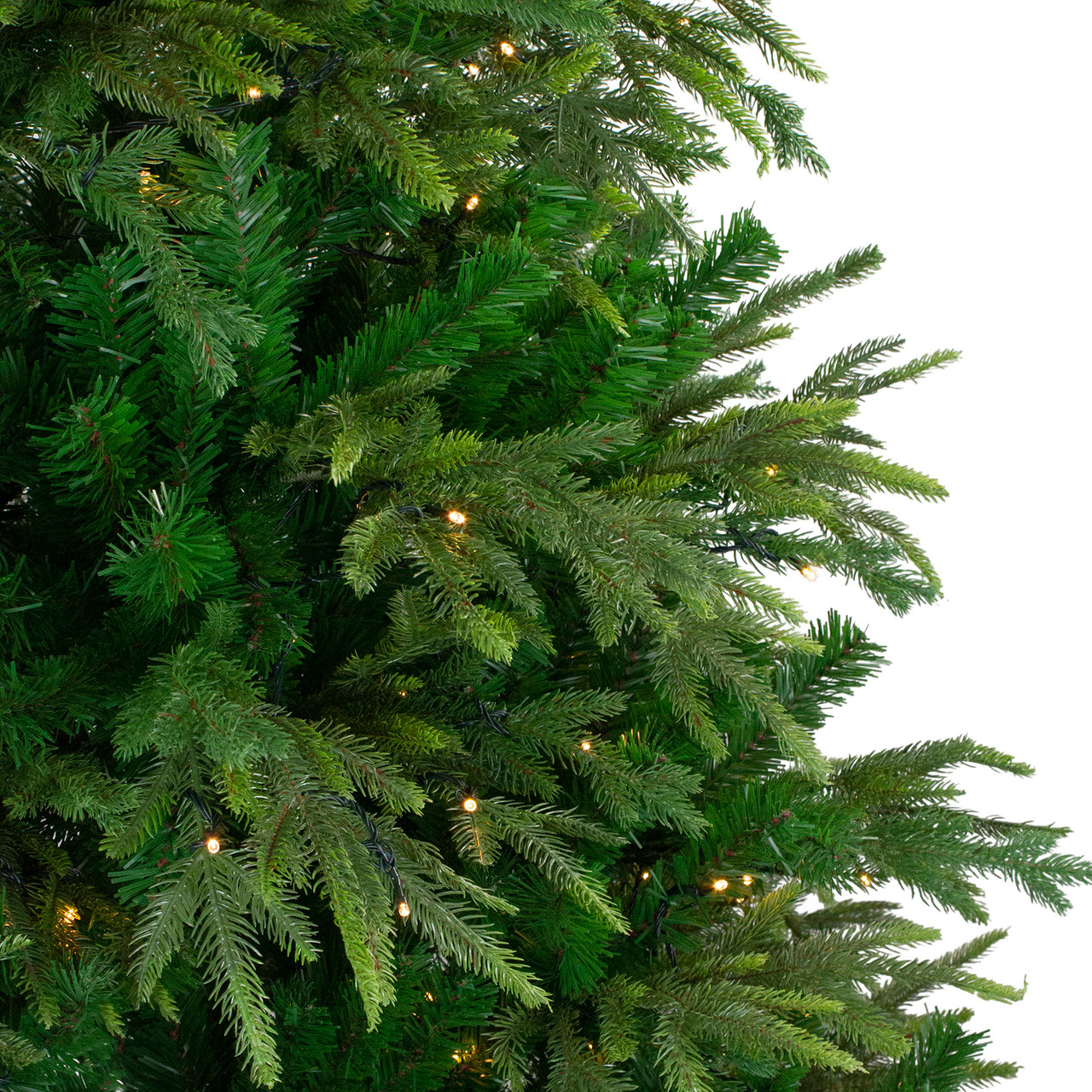 9' Pre-Lit Full Roosevelt Fir Artificial Christmas Tree - Warm White ...