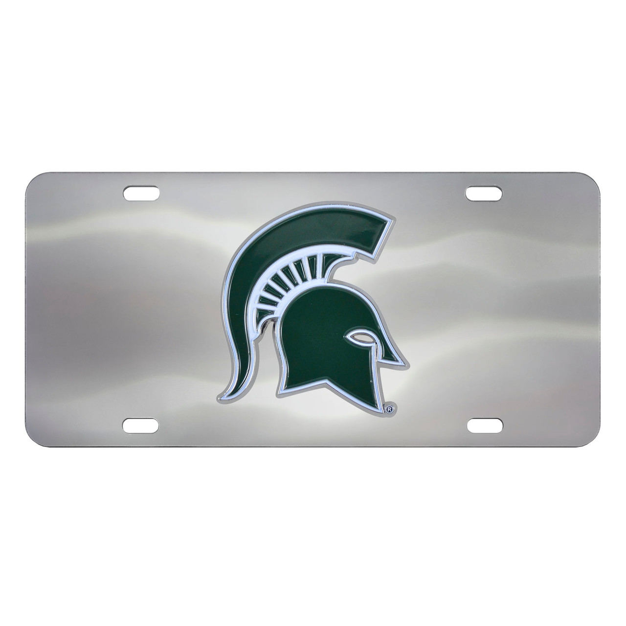 FANMATS Michigan State Spartans NCAA Chrome Emblem Metal Emblem at