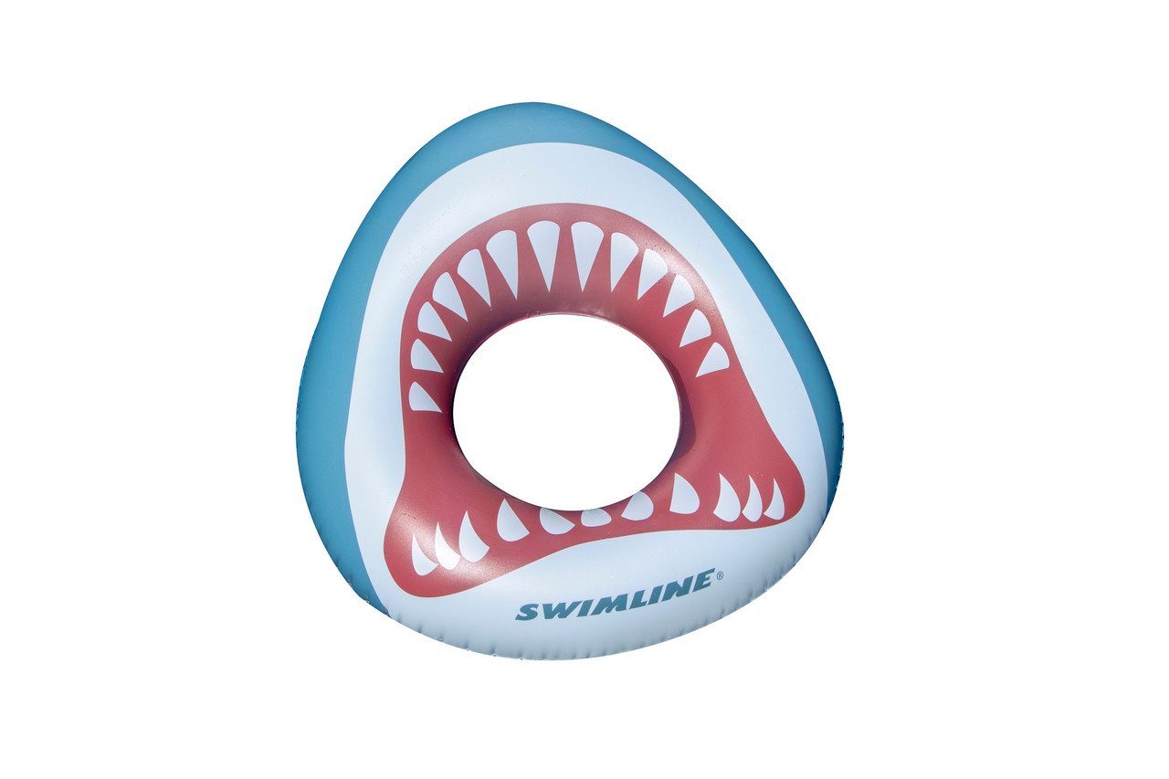 Inflatable Kids Shark Mouth Pool Ring 38