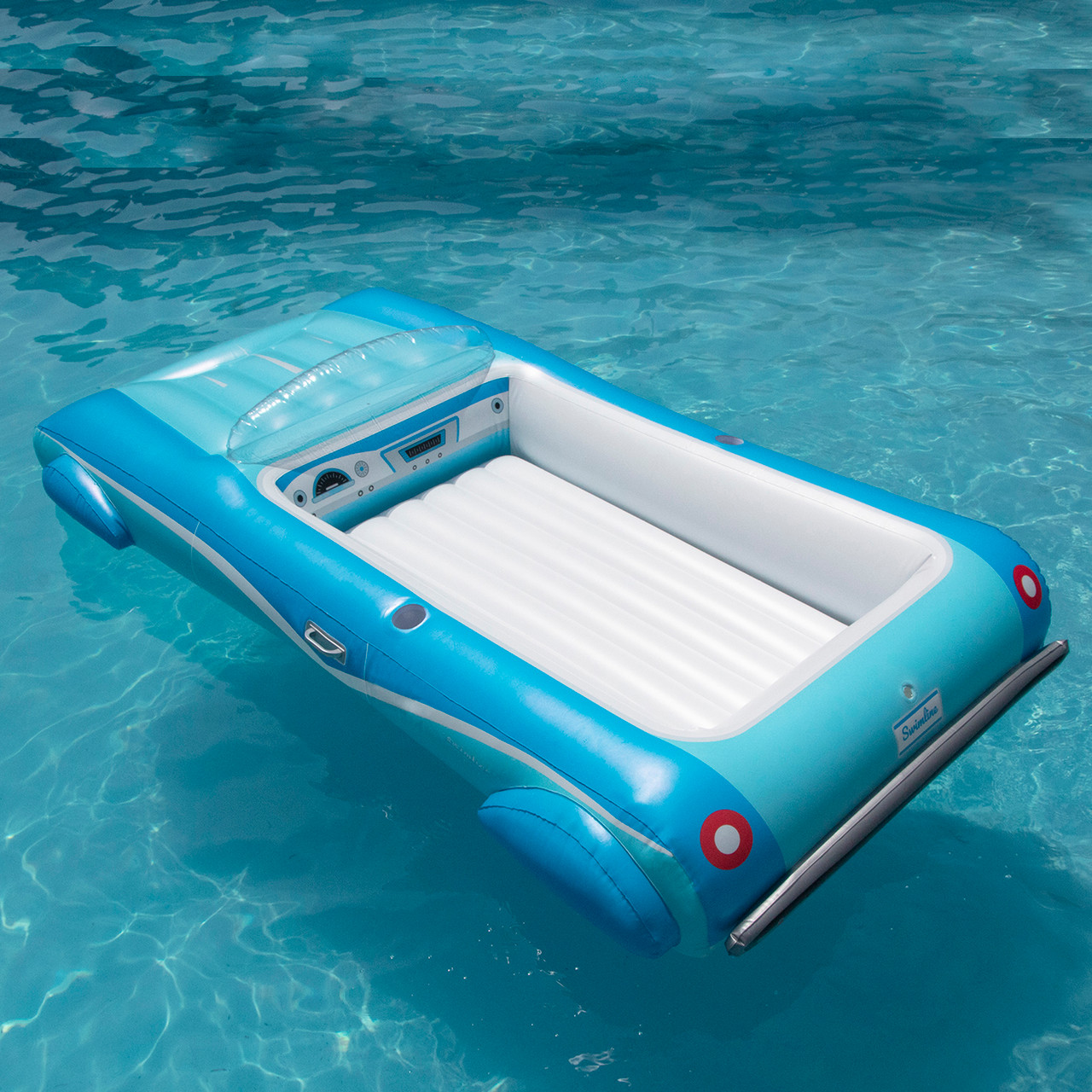 Classic Convertible Car Inflatable Swimming Pool Lounger Float