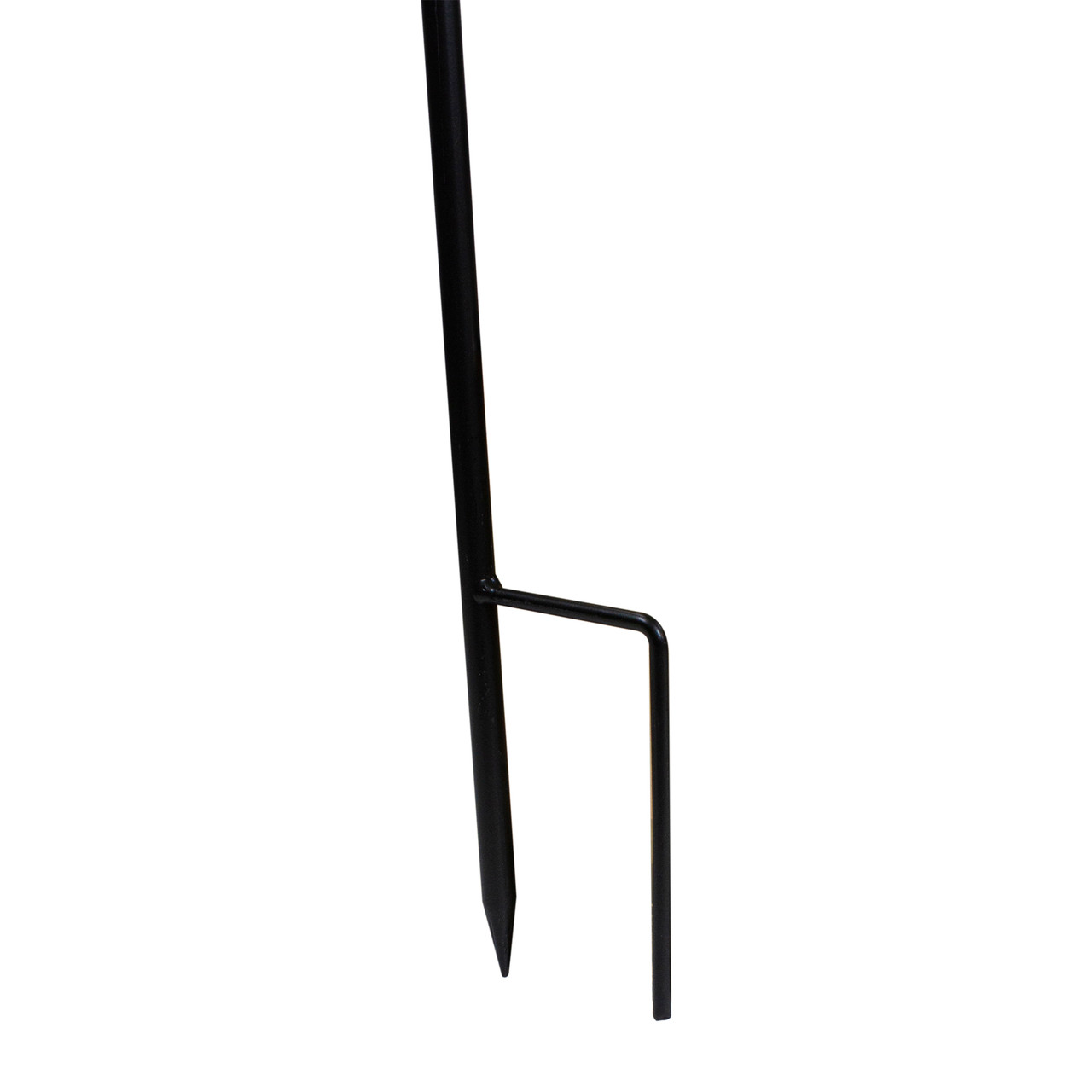 36” Black Metal Shepard’s Hook Outdoor Garden Stake | Christmas Central