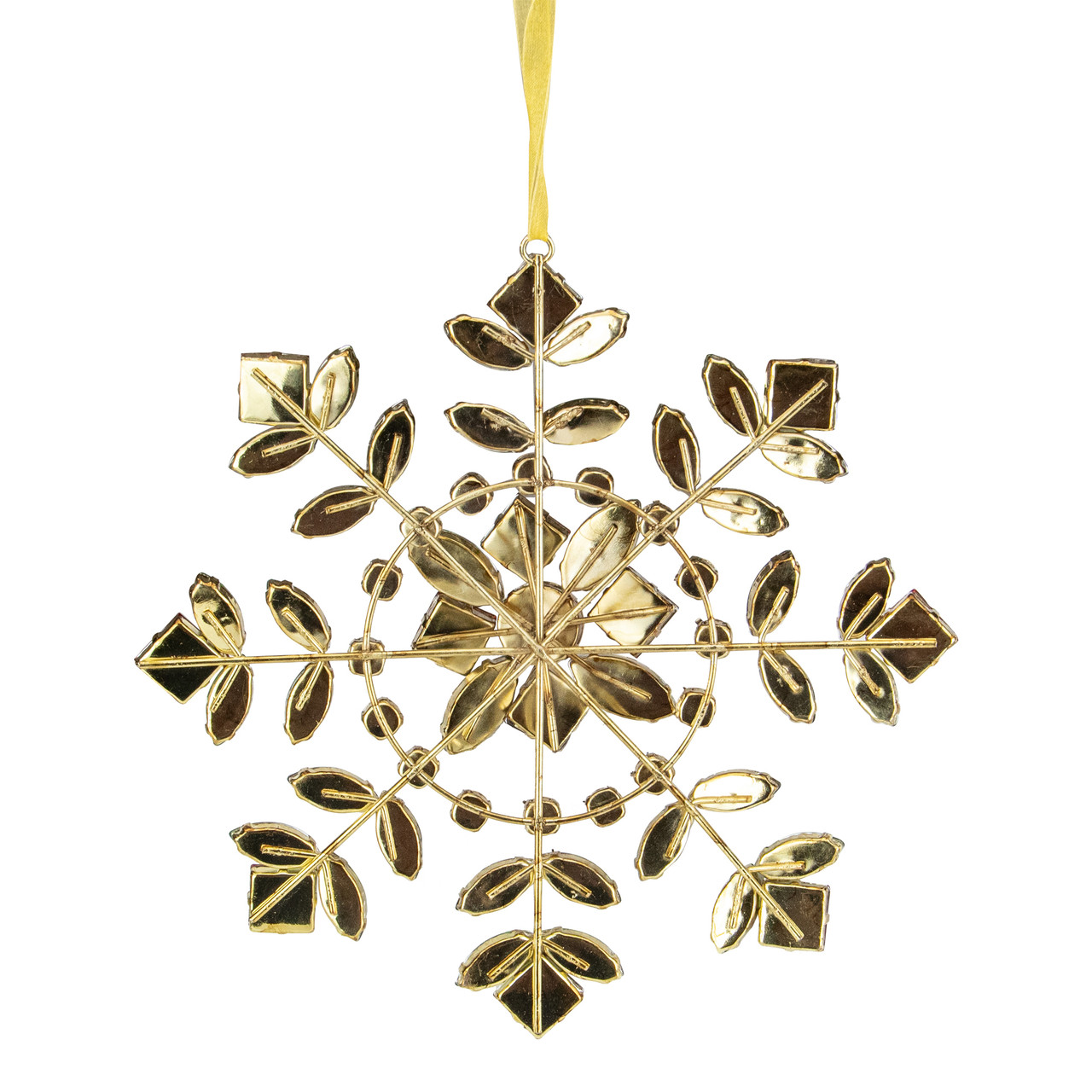 Northlight Gem Stone Flowers Snowflake Christmas Ornament - Thumbnail 3
