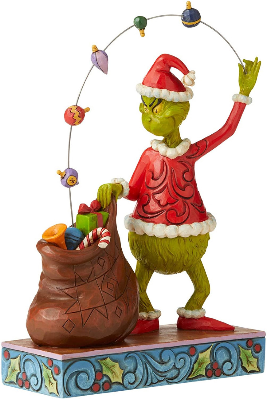 Department 56 - Grinch Village - Grinch, Max & Cindy-Lou Who