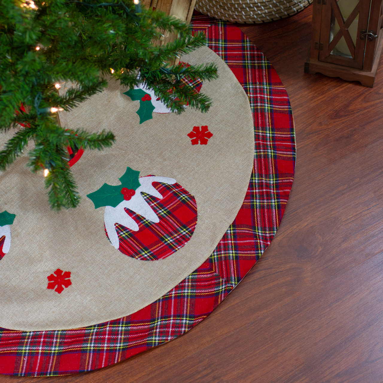gingham tree skirt