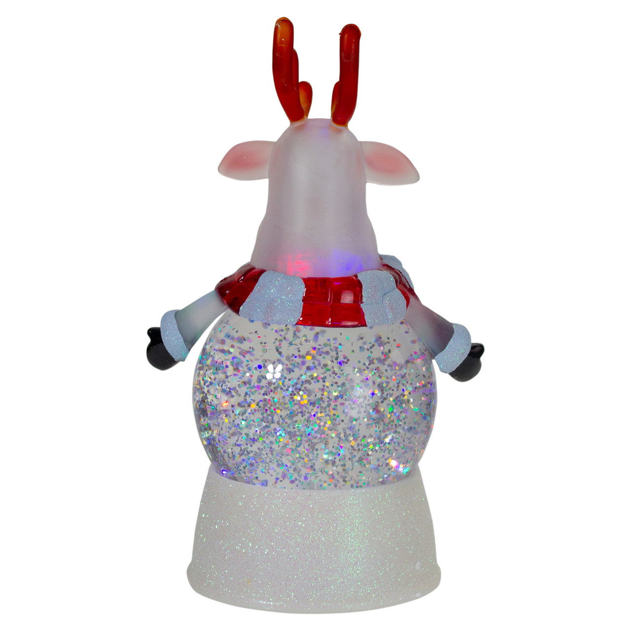 8" LED Lighted Color Changing Reindeer Christmas Snow Globe | Christmas ...