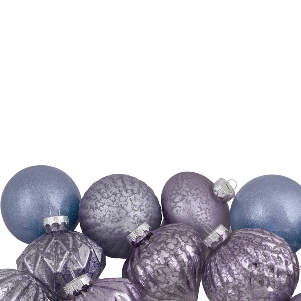 Northlight Finial and Glass Ball Christmas Ornaments - Thumbnail 3