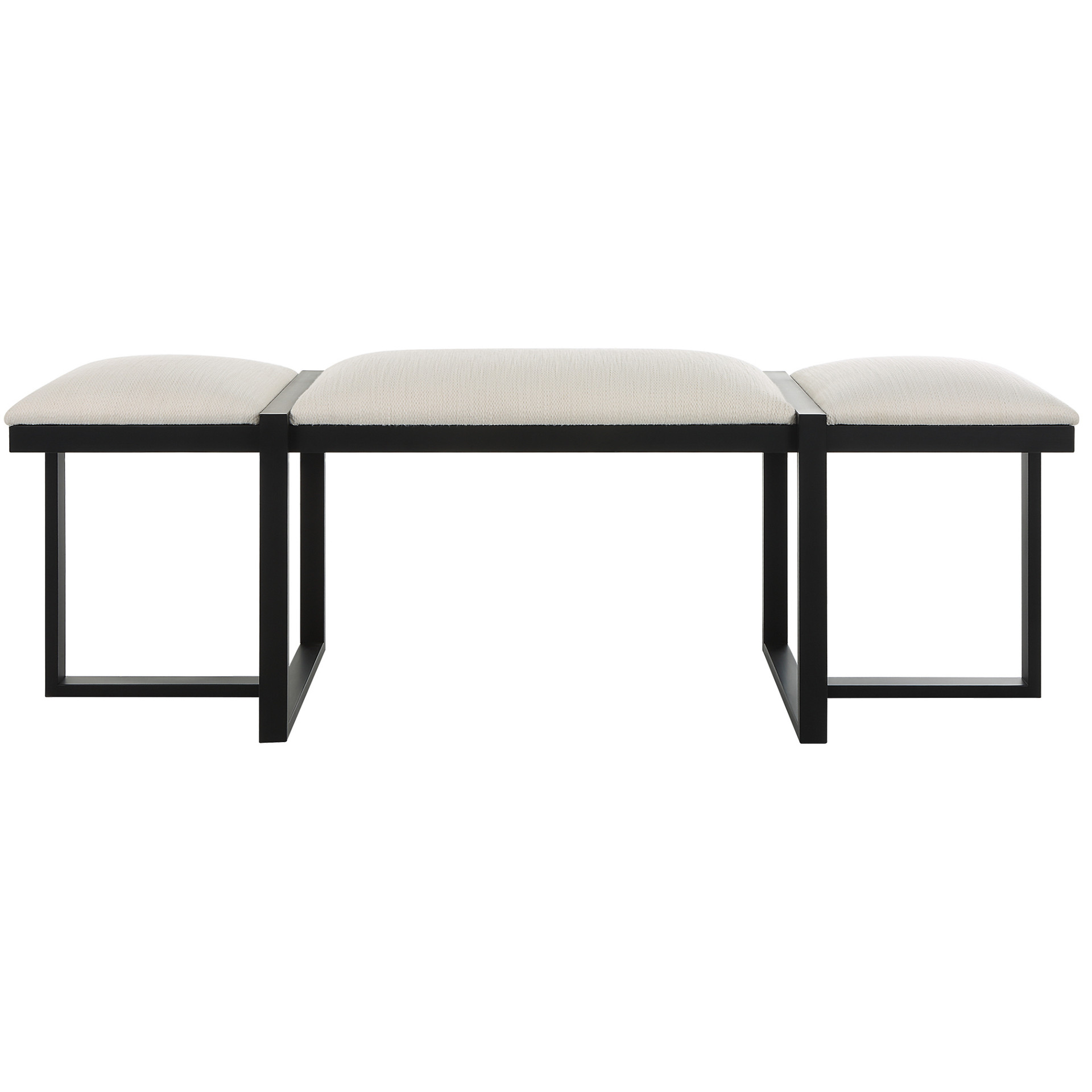 Textured Top Bench with Angular Framework - 60