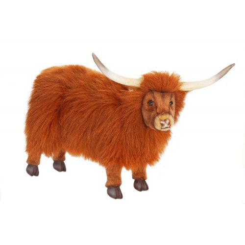Set of 2 Lifelike Handcrafted Extra Soft Plush Yak Stuffed Animals 19.25" Christmas Central
