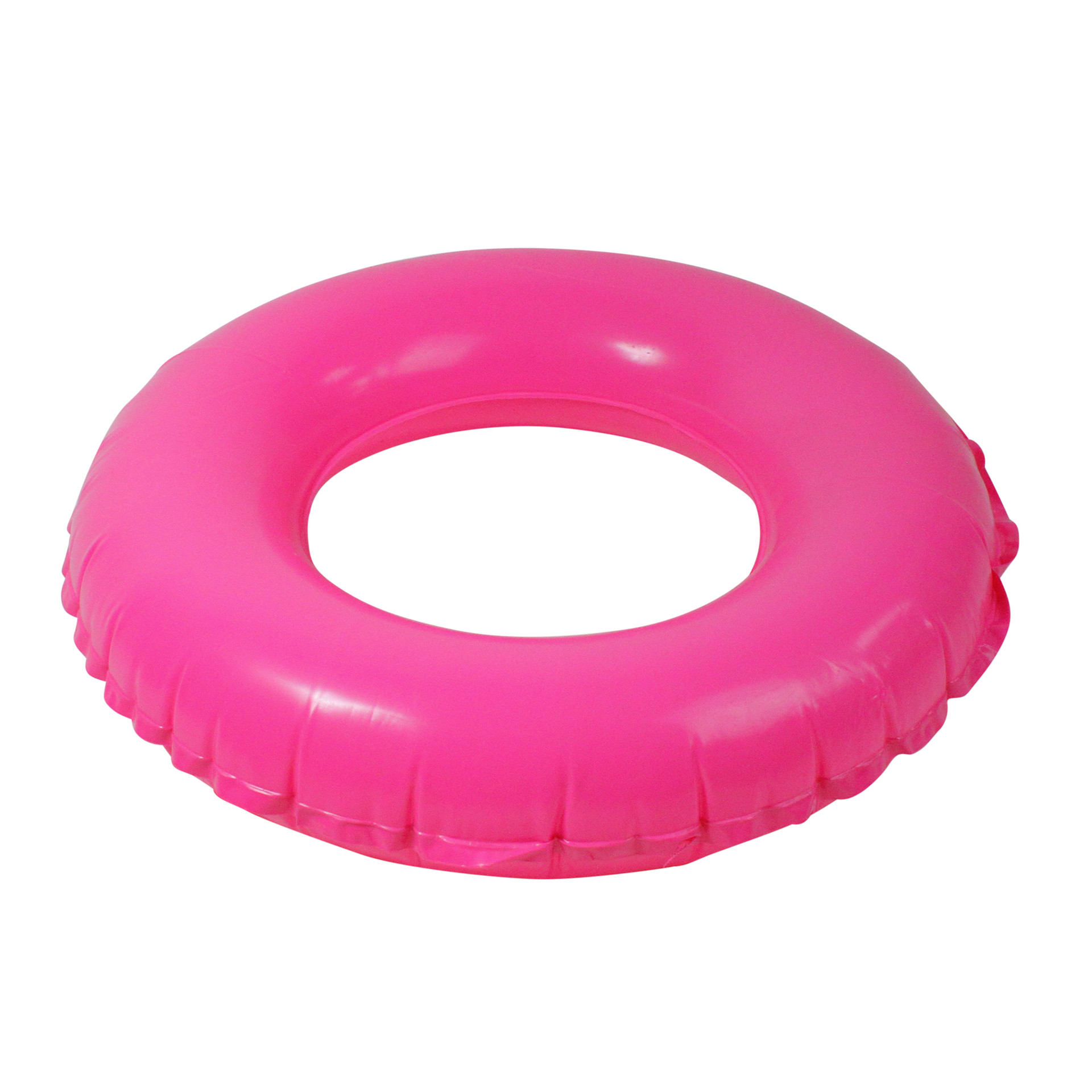 24" Classic Bright Pink Inflatable Swimming Pool Inner Tube Ring Float