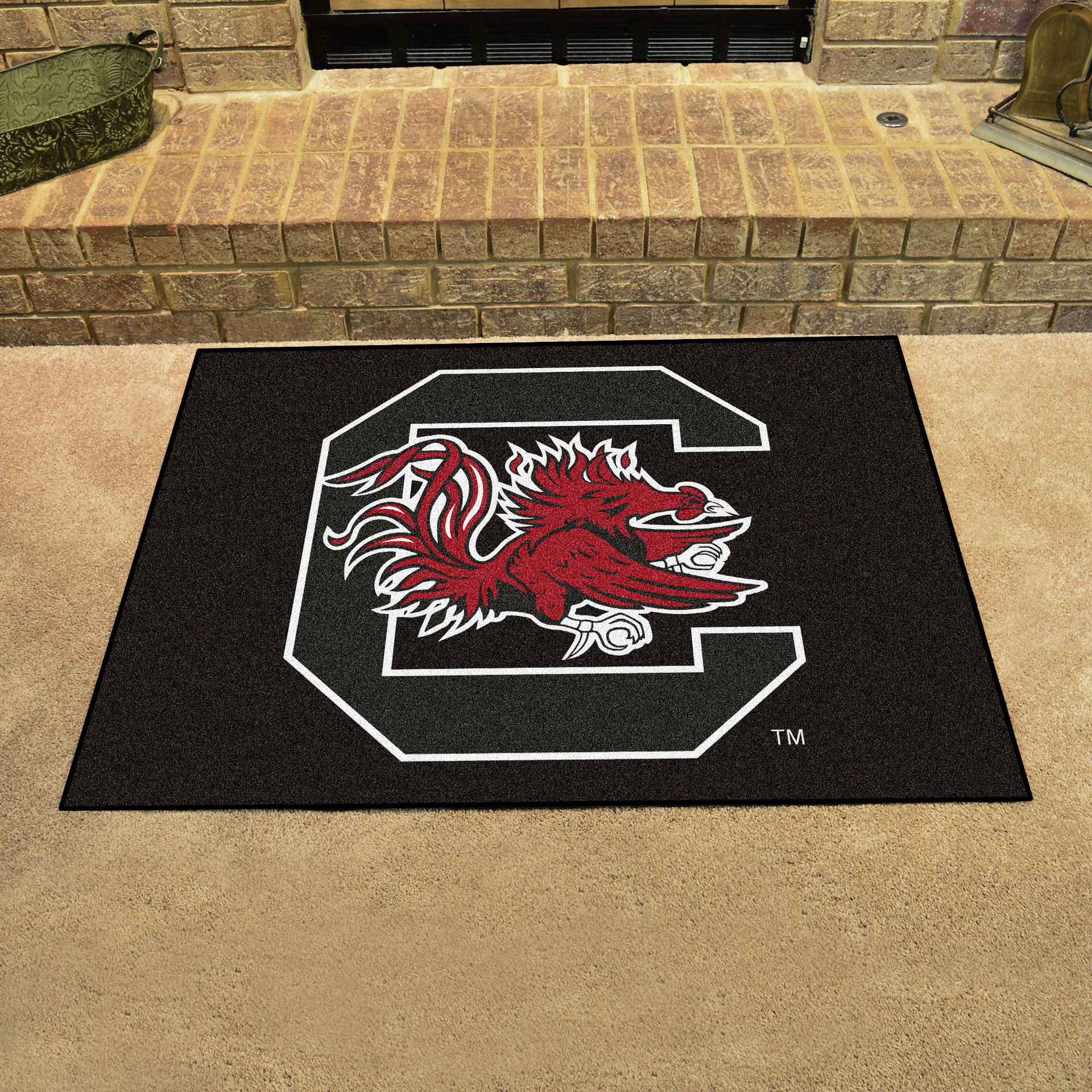33.75" x 42.5" Black & Red NCAA University of South Carolina Gamecocks