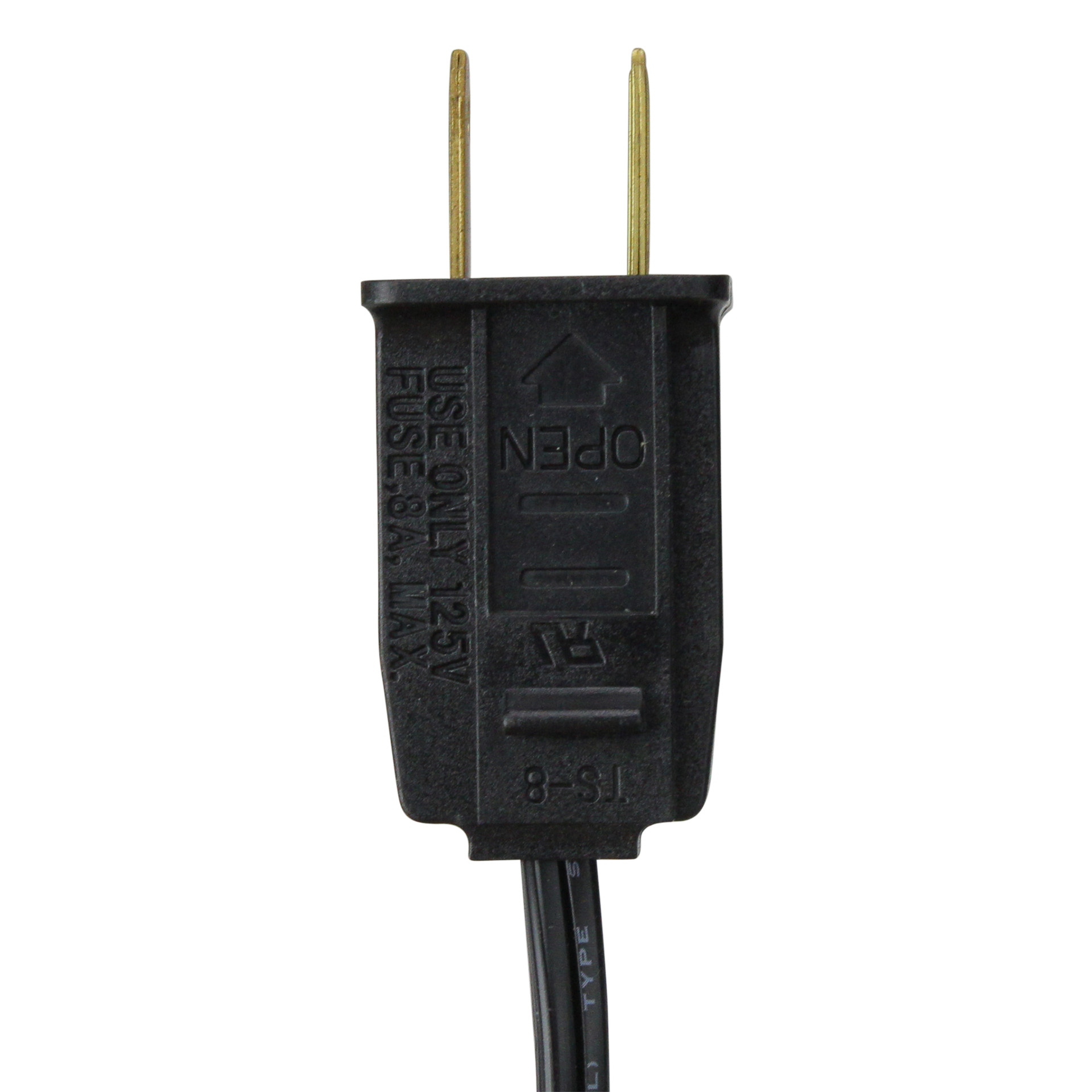 25' Commercial Christmas Light Socket Set - Black Wire | Christmas Central