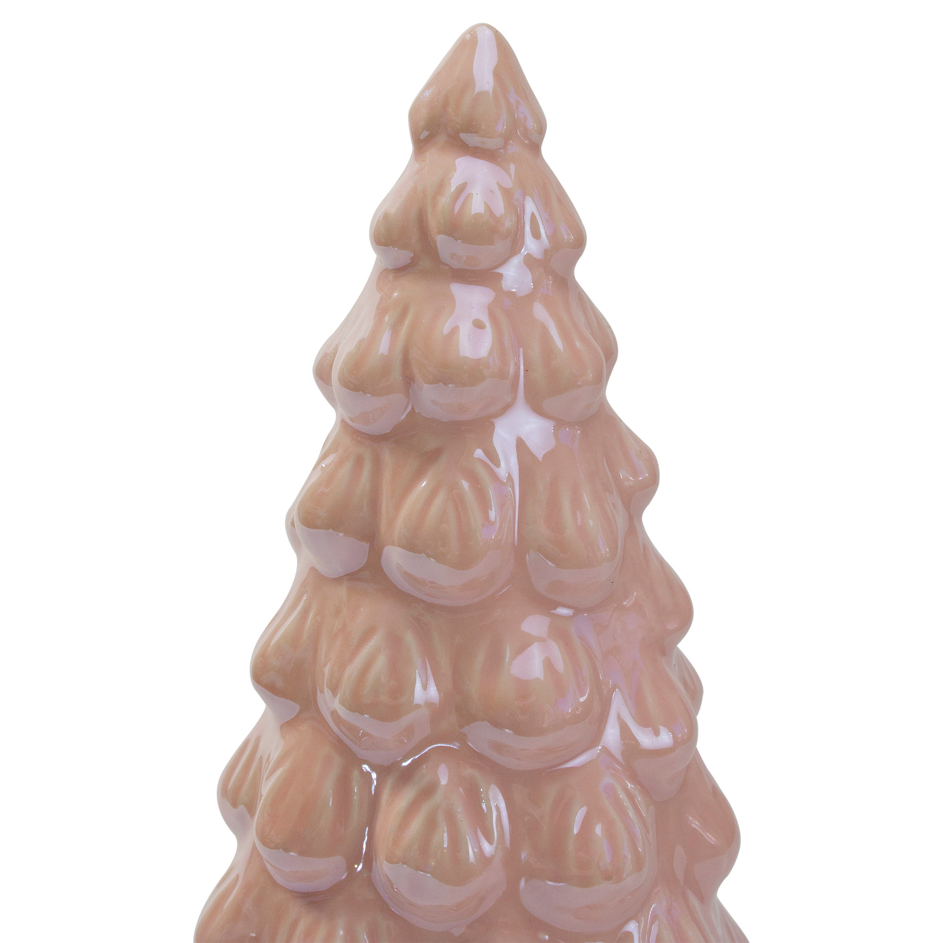 8.5" Soft Pink Ceramic Cone Table Top Christmas Tree Christmas Central