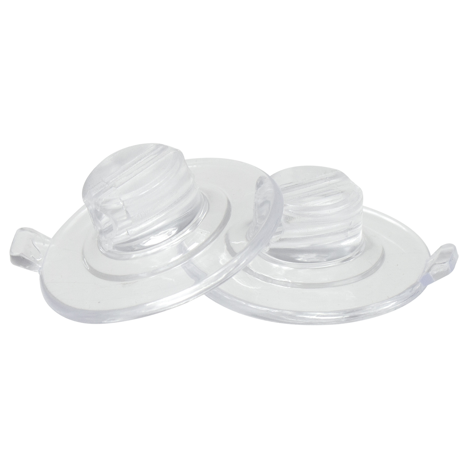 Set of 20 Clear Suction Cup Christmas Light Clips 1.5" Christmas