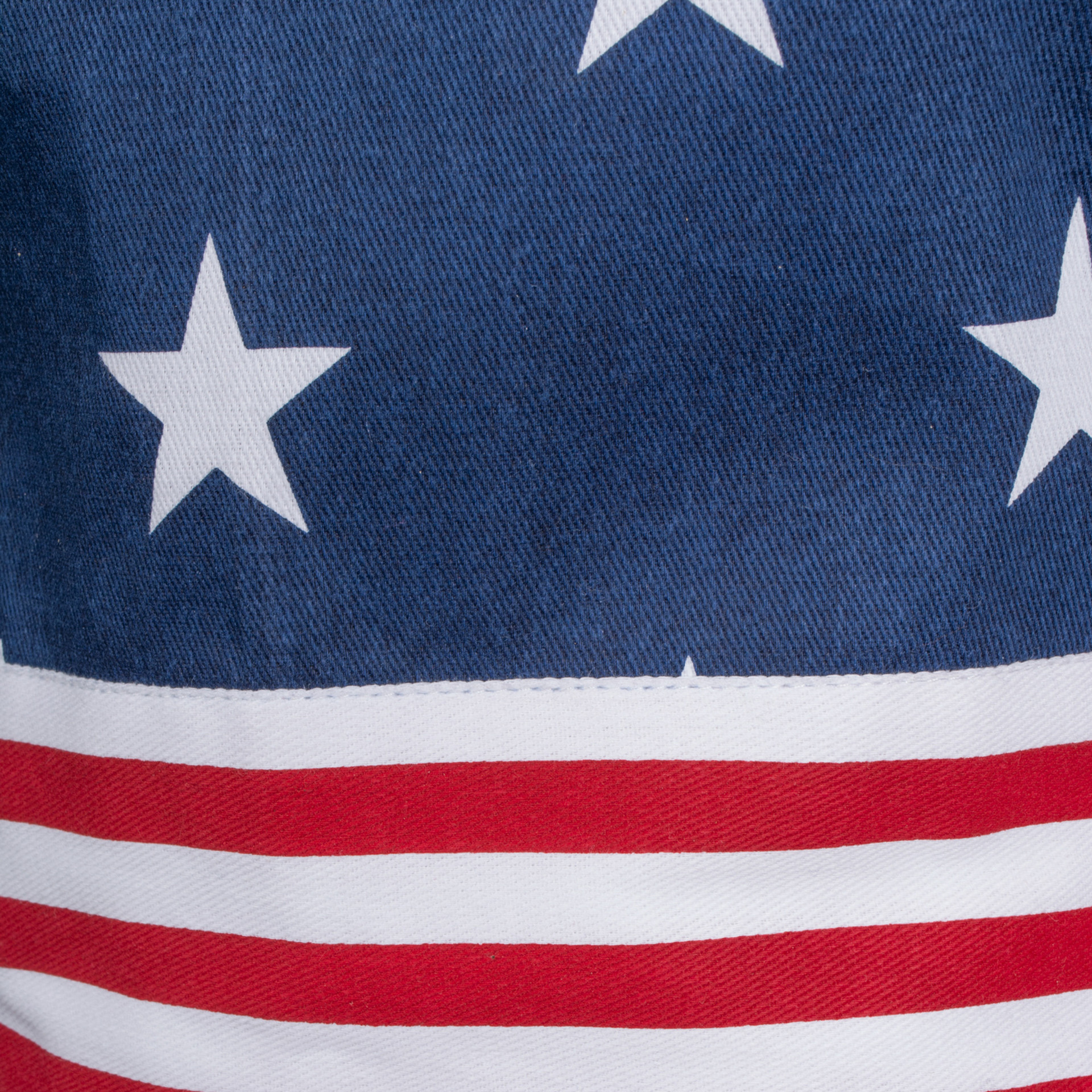 31" Red & White Striped American Flag Inspired Skirt Apron Dress with