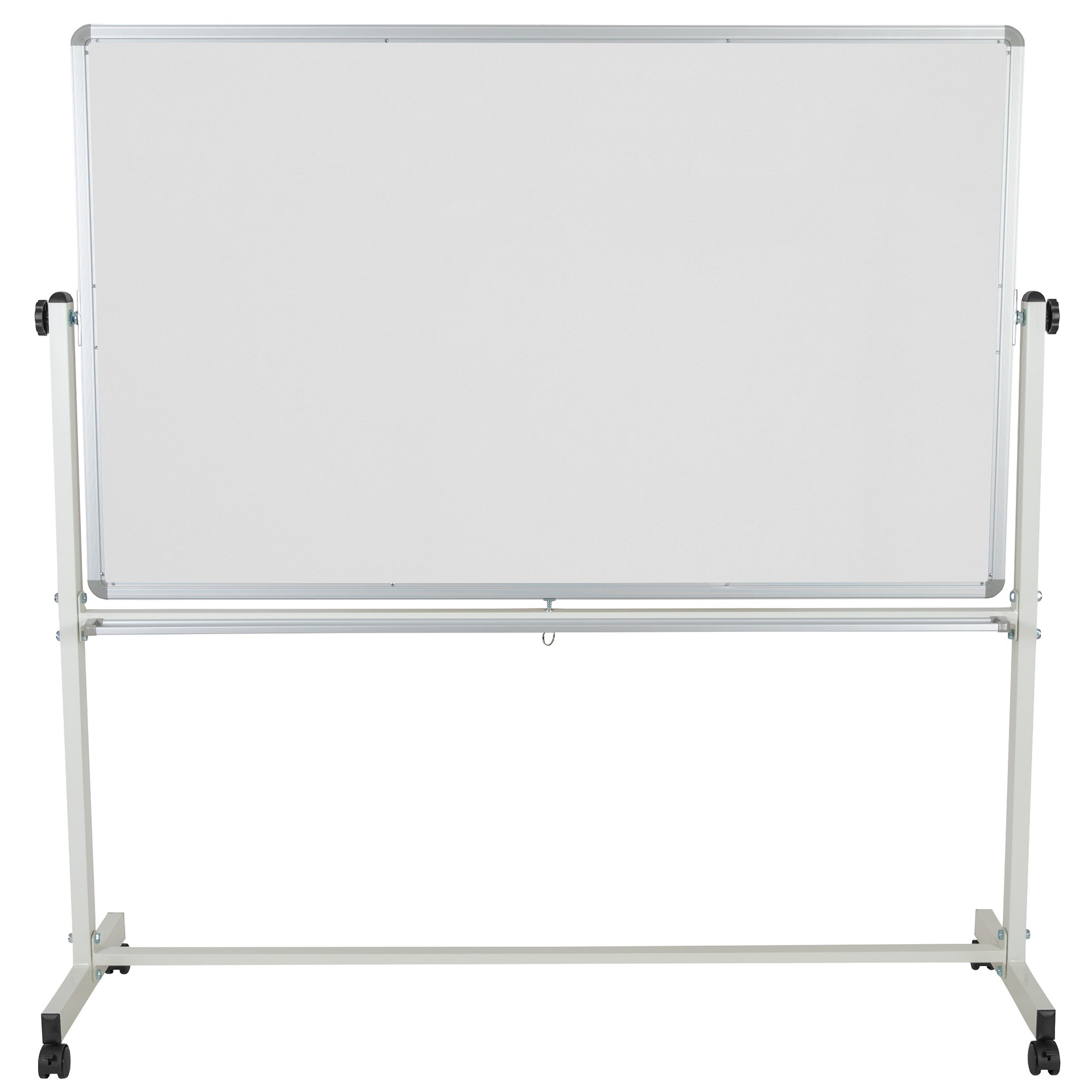 64.75” Reversible Mobile Cork Bulletin Board & White Board with Pen