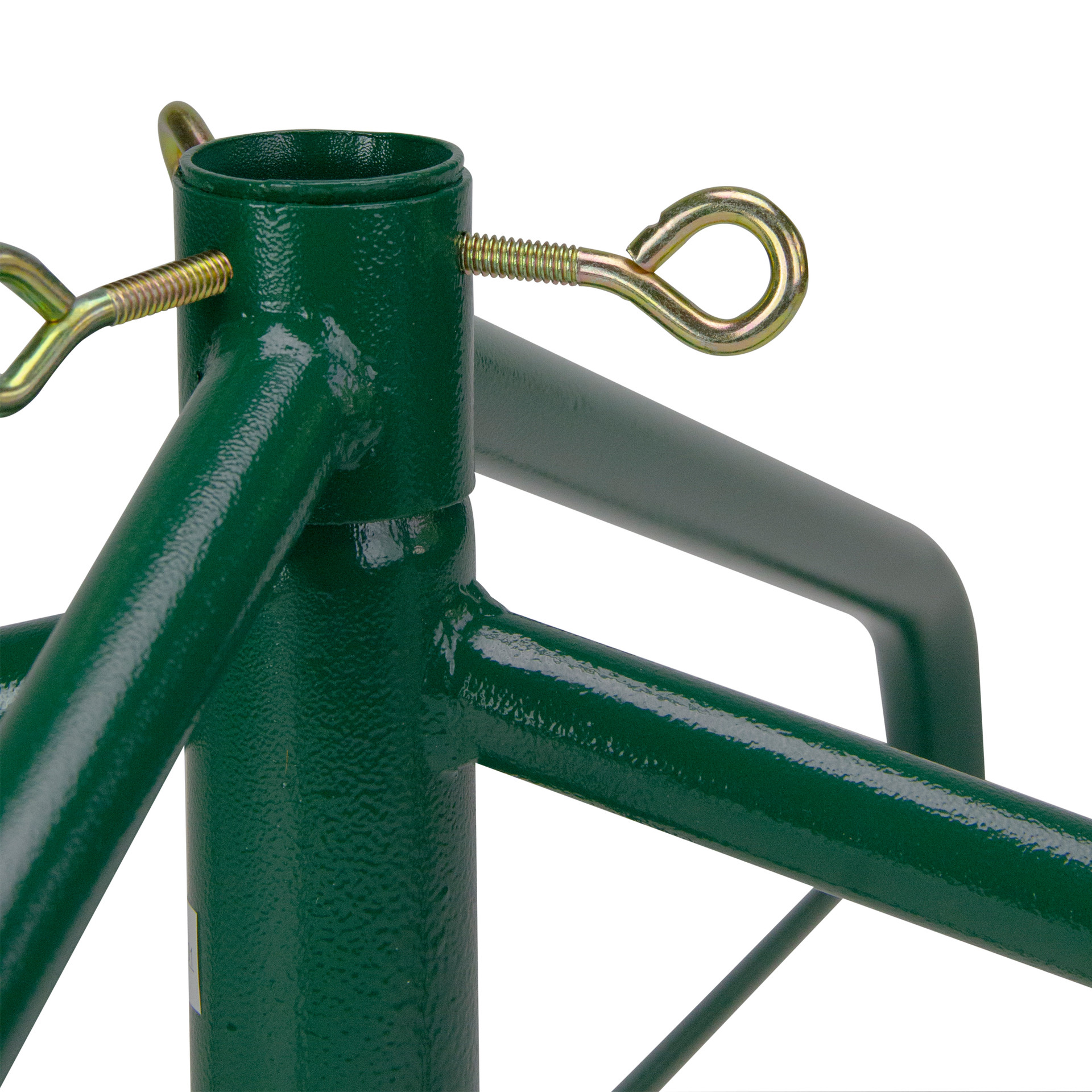 Green Foldable Artificial Christmas Tree Stand For Trees Up To 9' Tall