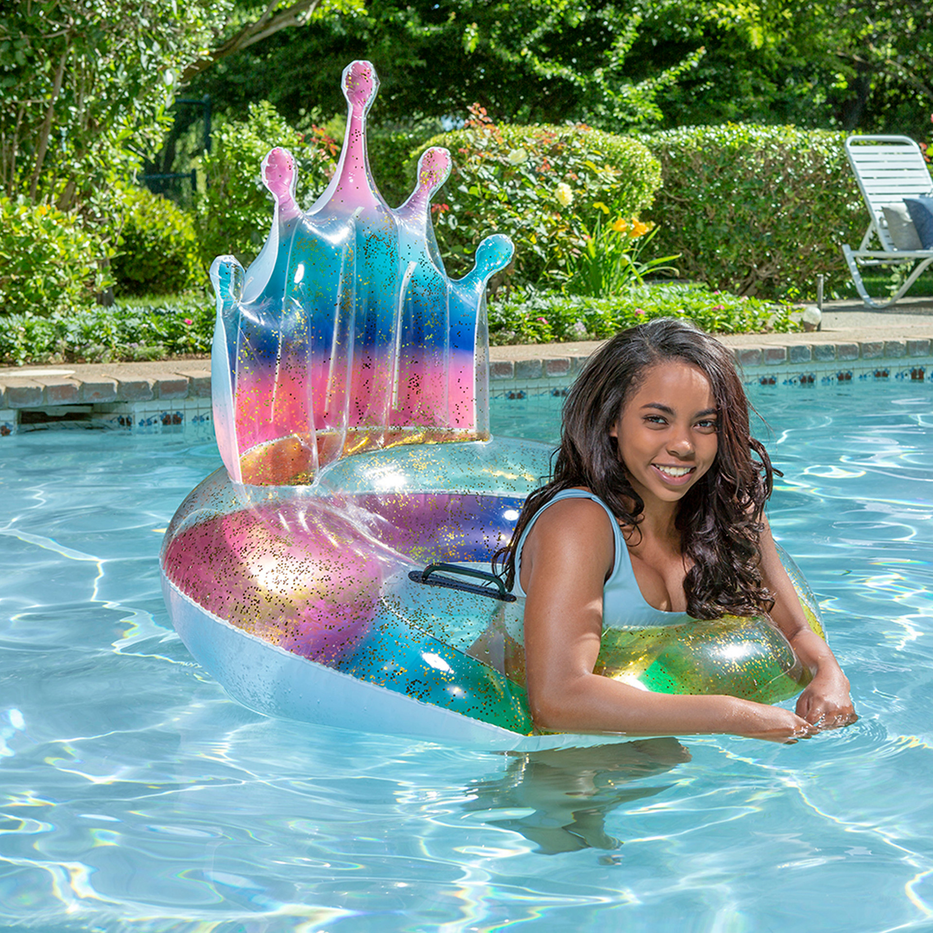 Metallic Inflatable Innertubes Pool 43