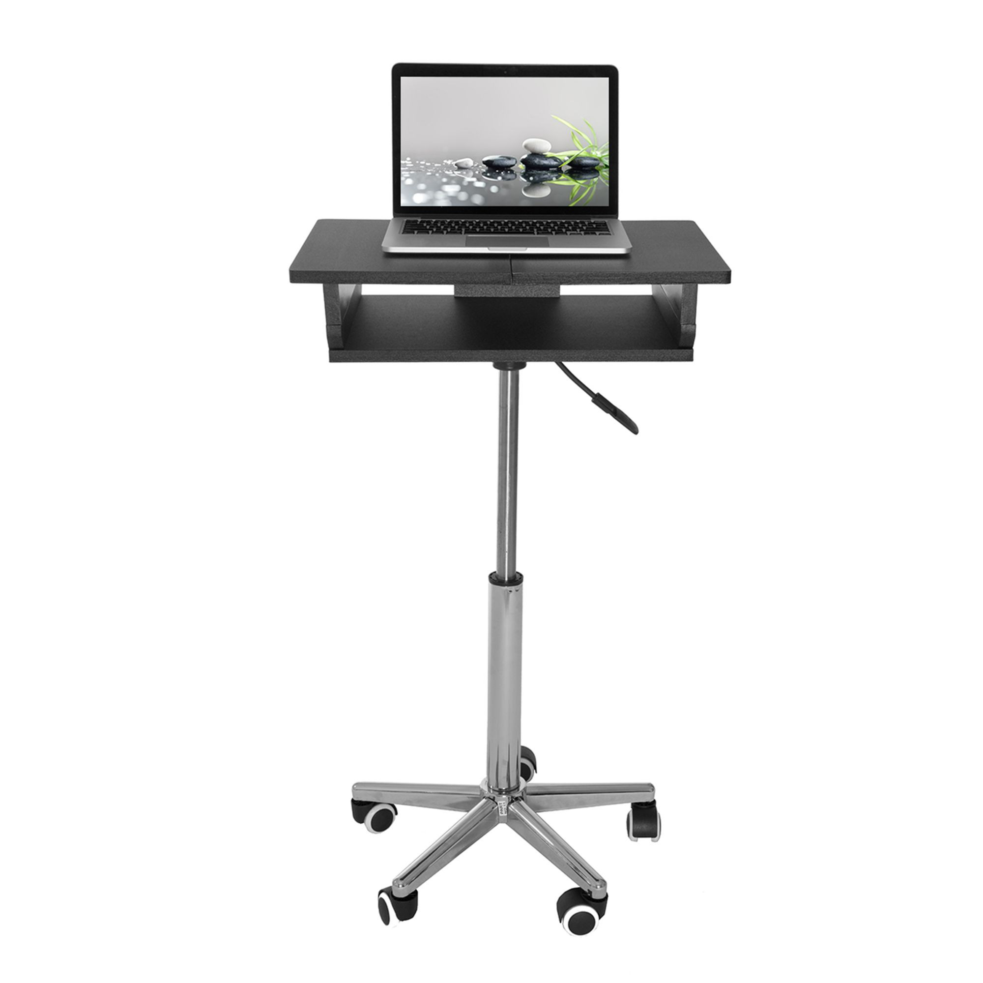 35.75" Black Durable Folding Table Laptop Cart Christmas Central