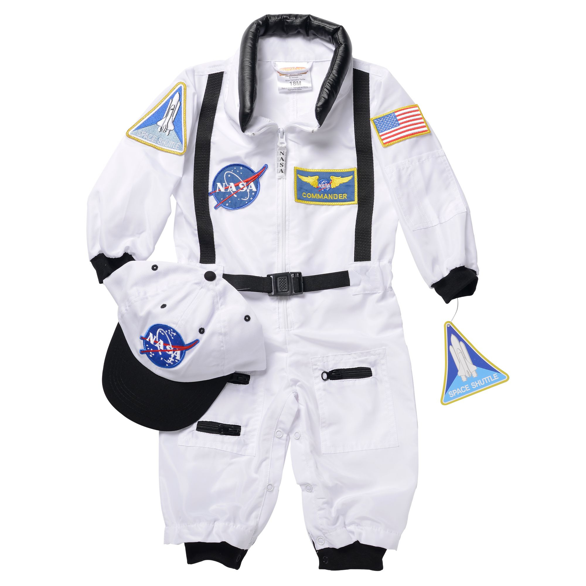 Jr. Astronaut Suit White main image 0