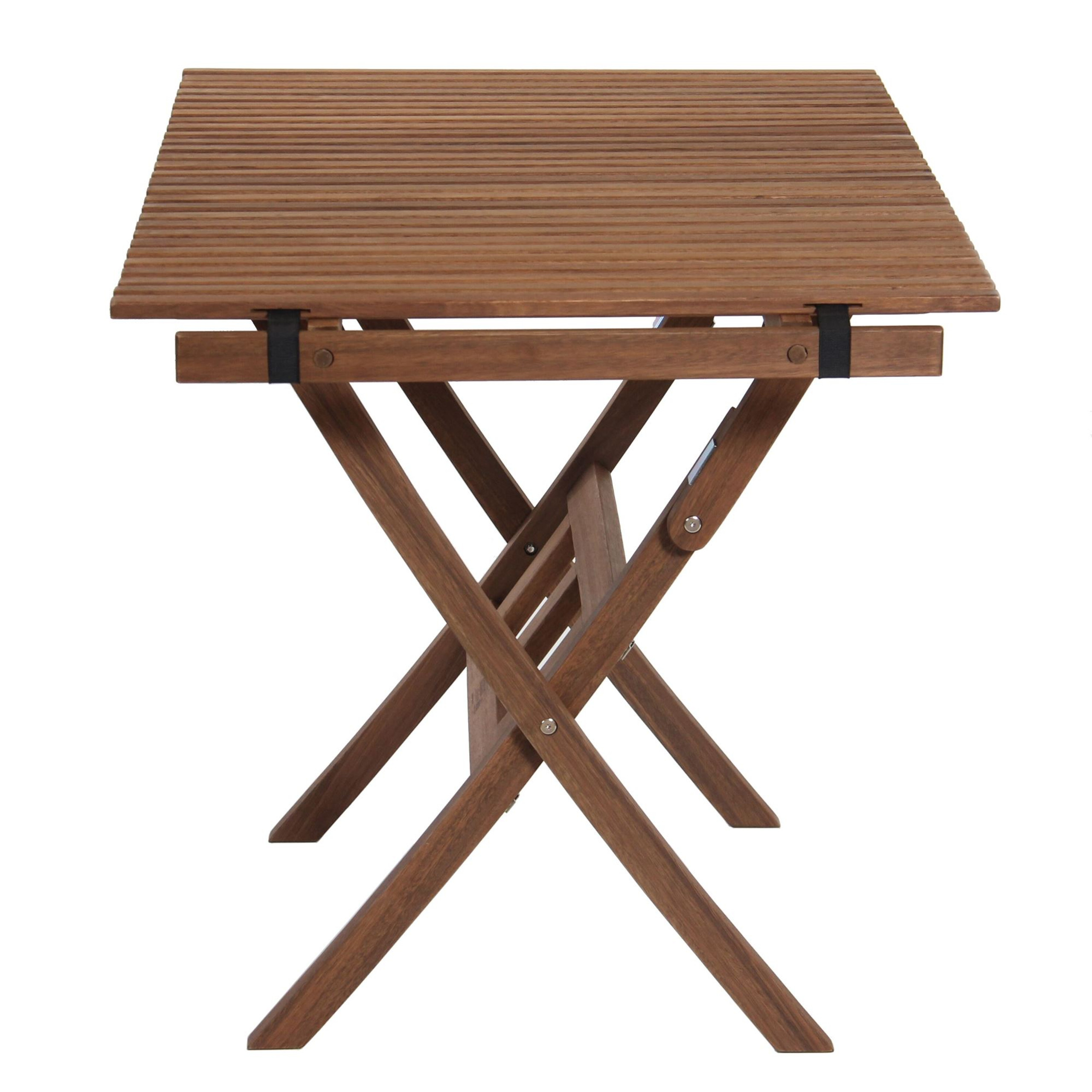 42" Brown Wood Foldable Roll Top Table For Camping Christmas Central