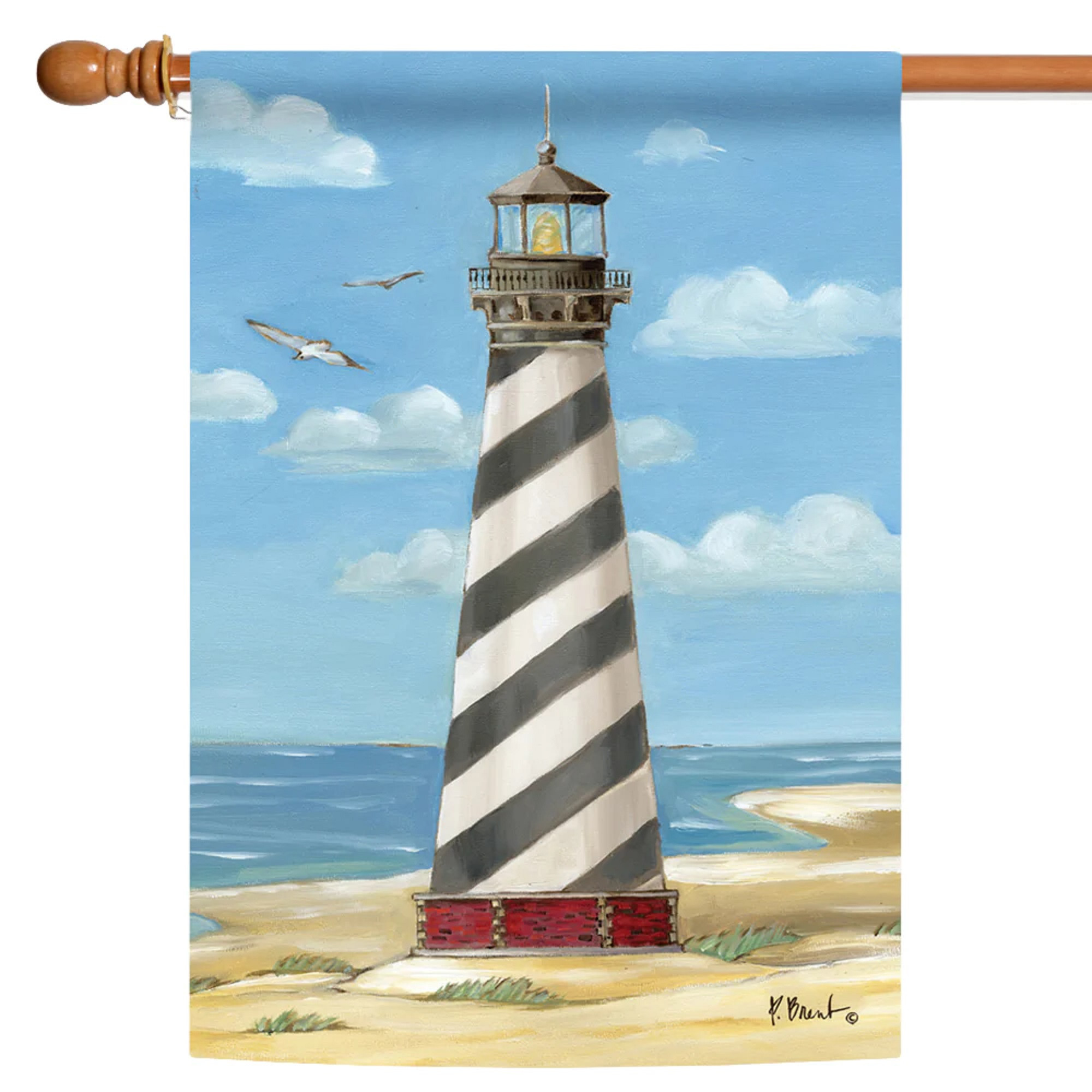 Cape Hatteras Lighthouse Outdoor House Flag 40