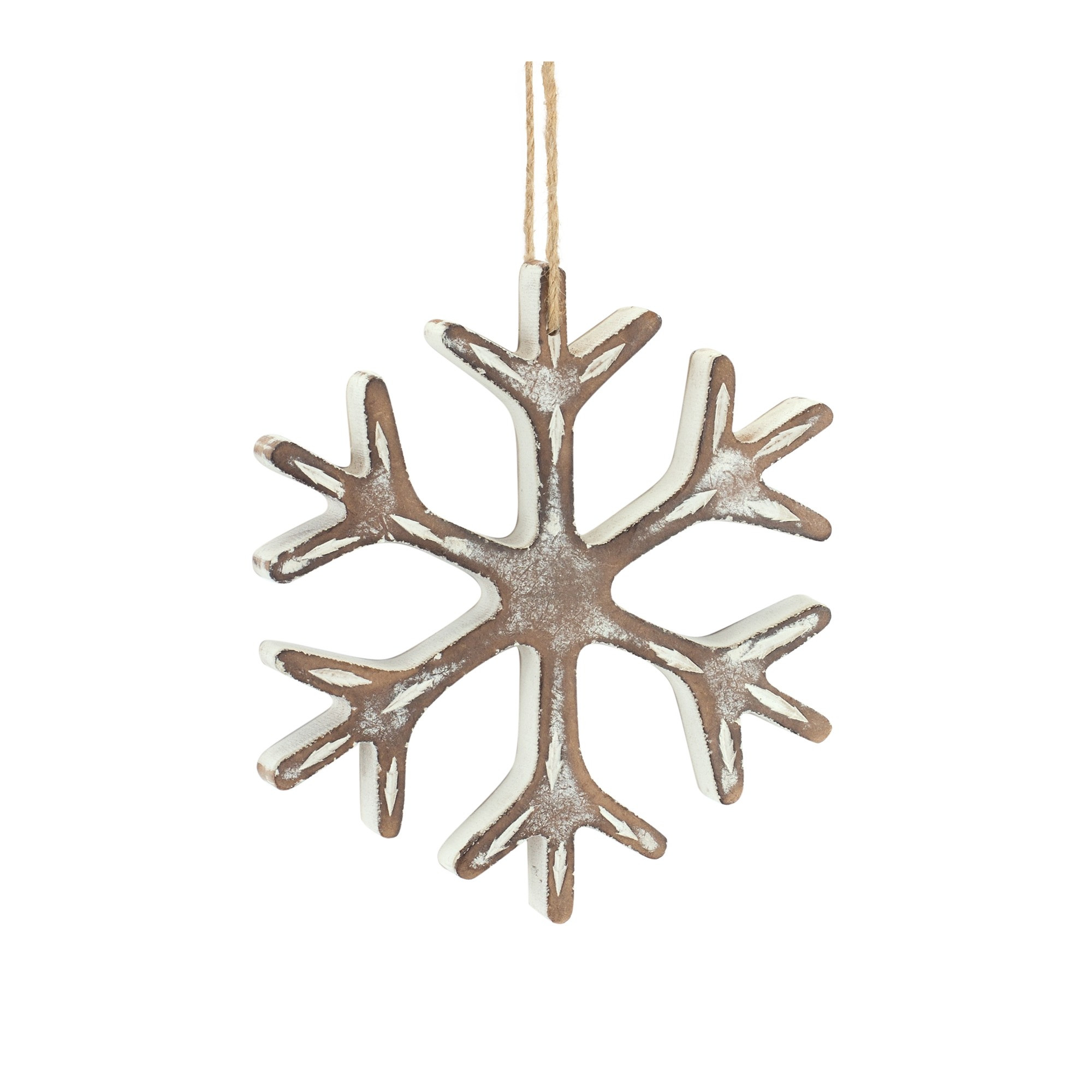 Luminous Snowflake Christmas Ornament Handcrafted in the USA Item #55951