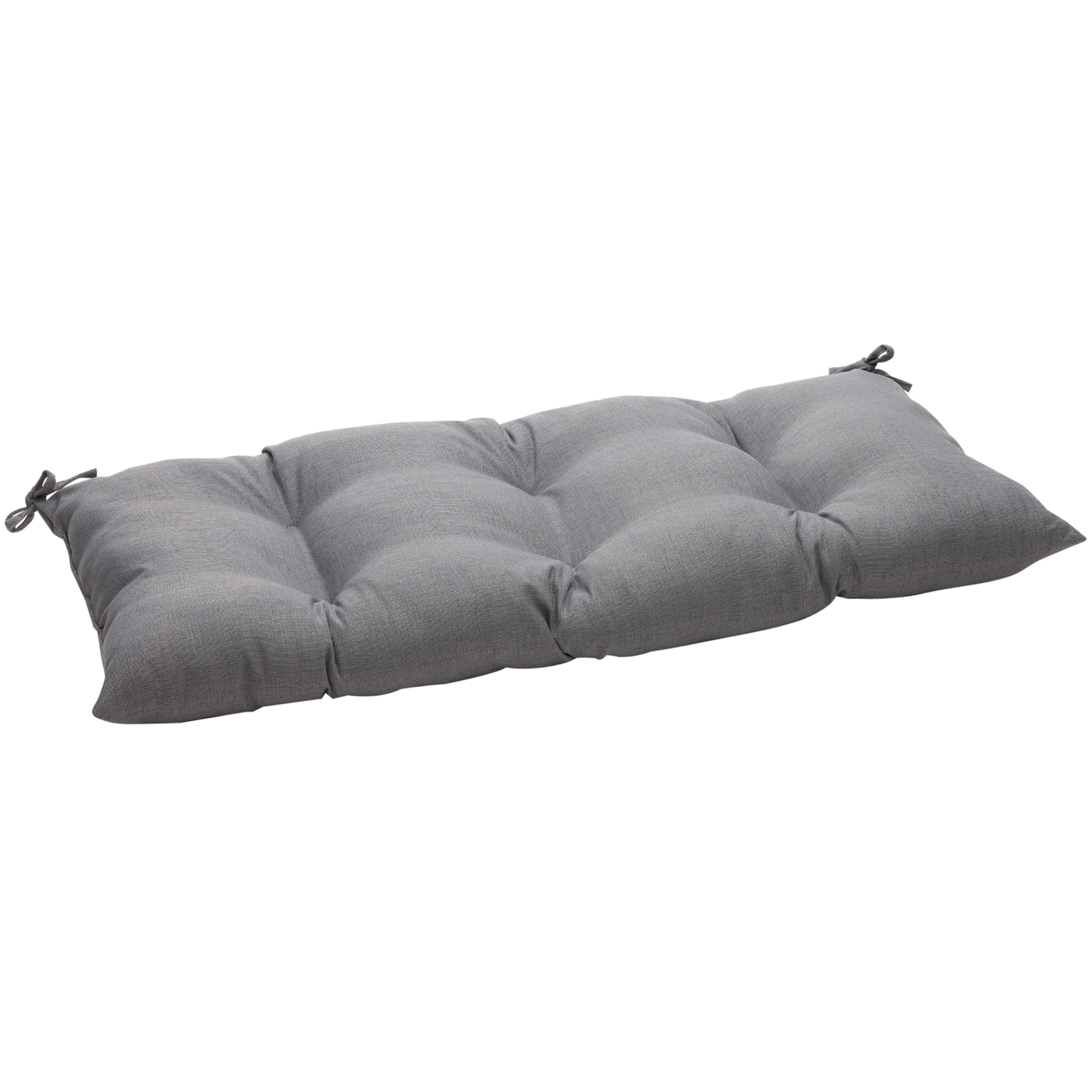 44 Gray Outdoor Patio Tufted Wicker Loveseat Cushion Christmas Central   Apiedgqhg  45284.1615820358 