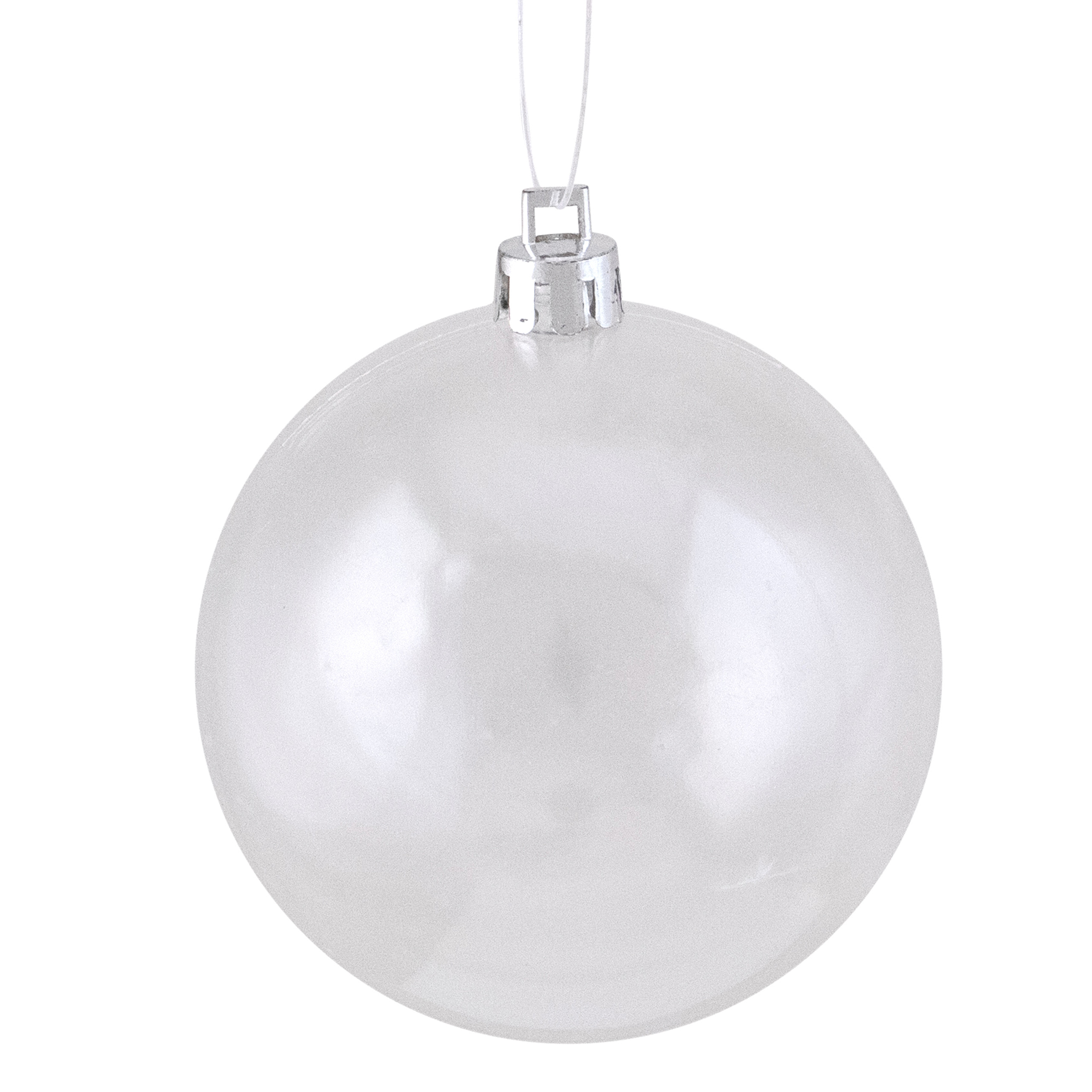 Shiny Clear Shatterproof Christmas Ball Ornament 2.75