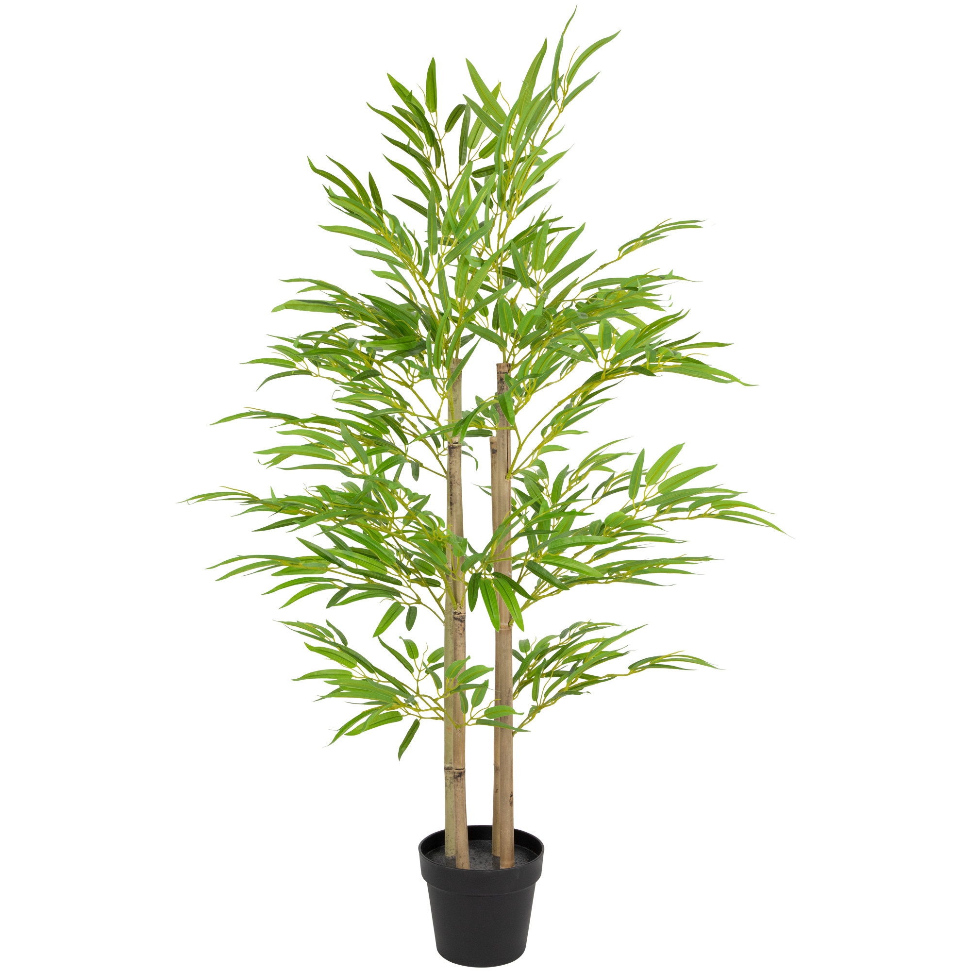 47" Artificial Potted Bamboo Plant Christmas Central