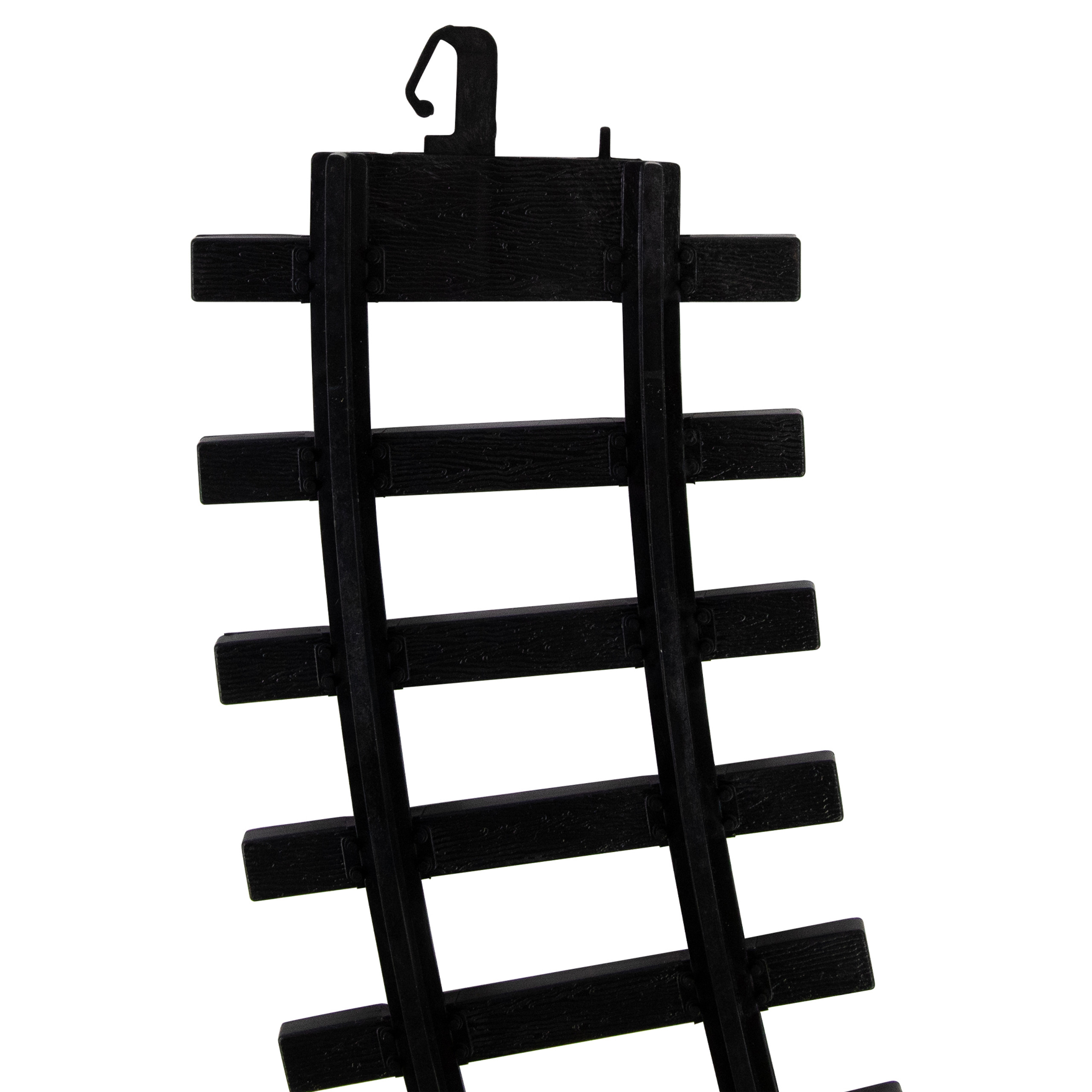 Pack of 12 Black Replacement Train Set Track Pieces 10