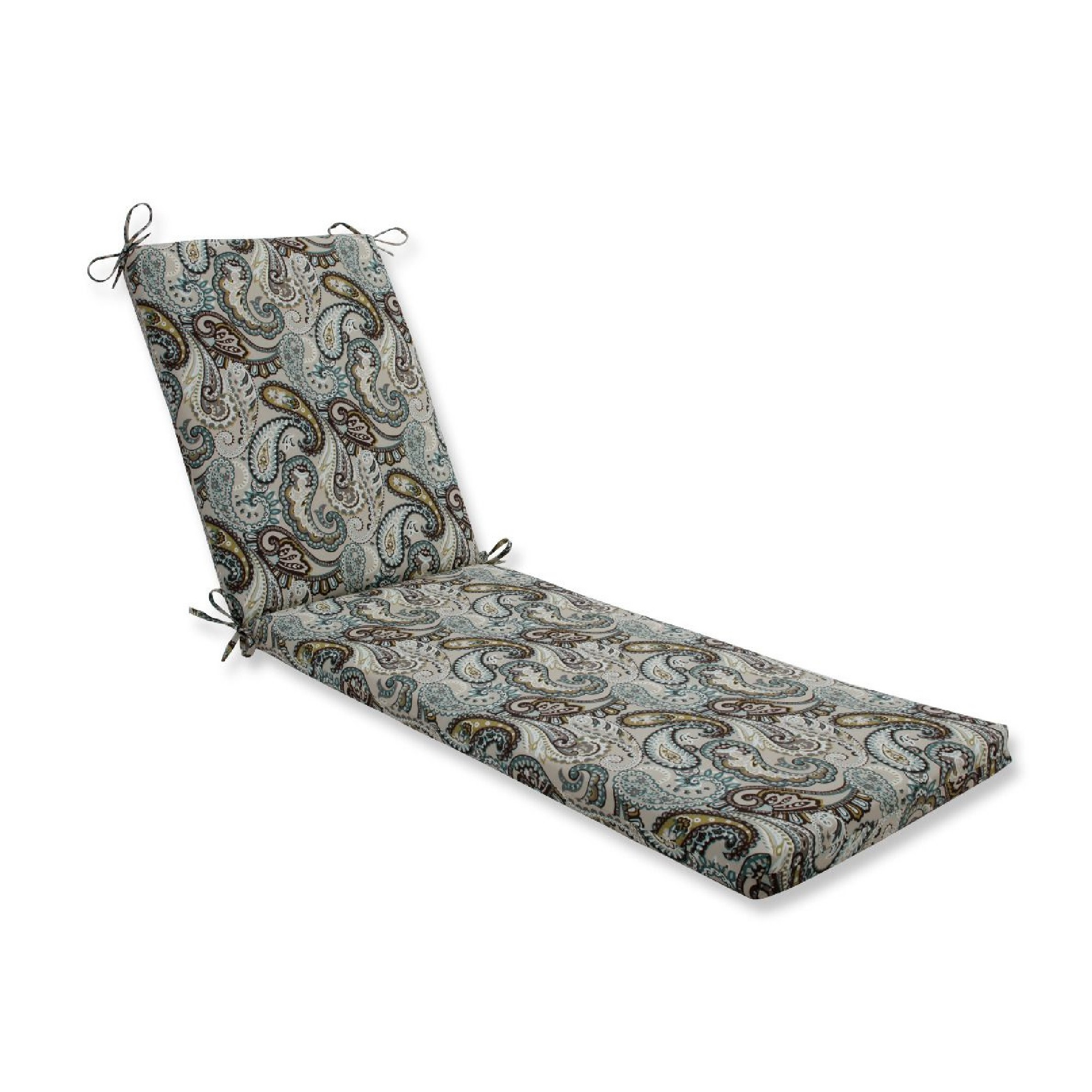 Pillow Perfect Outdoor Pretty Paisley Chaise Lounge Coussin