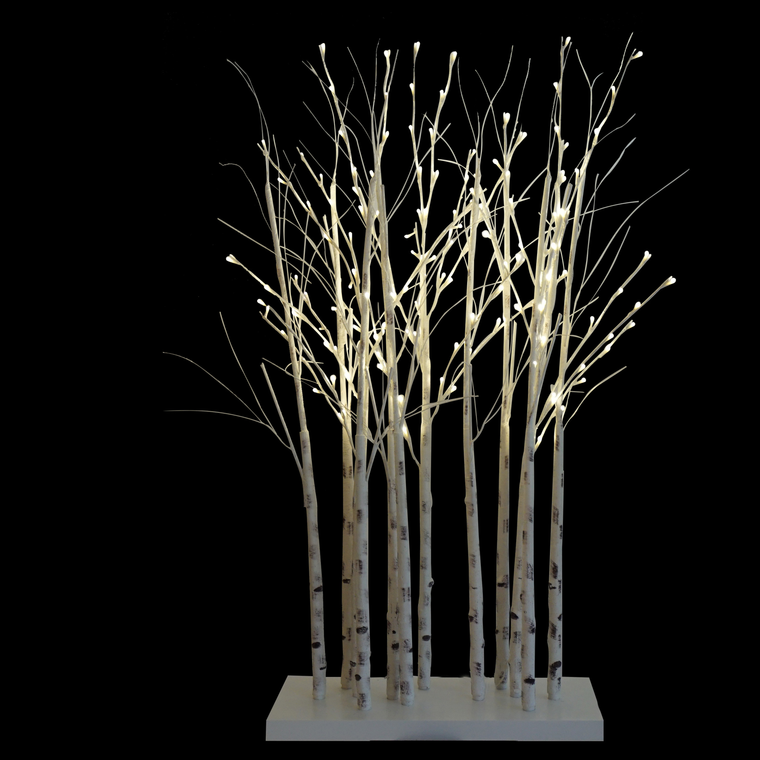 outdoor lighted twig tree