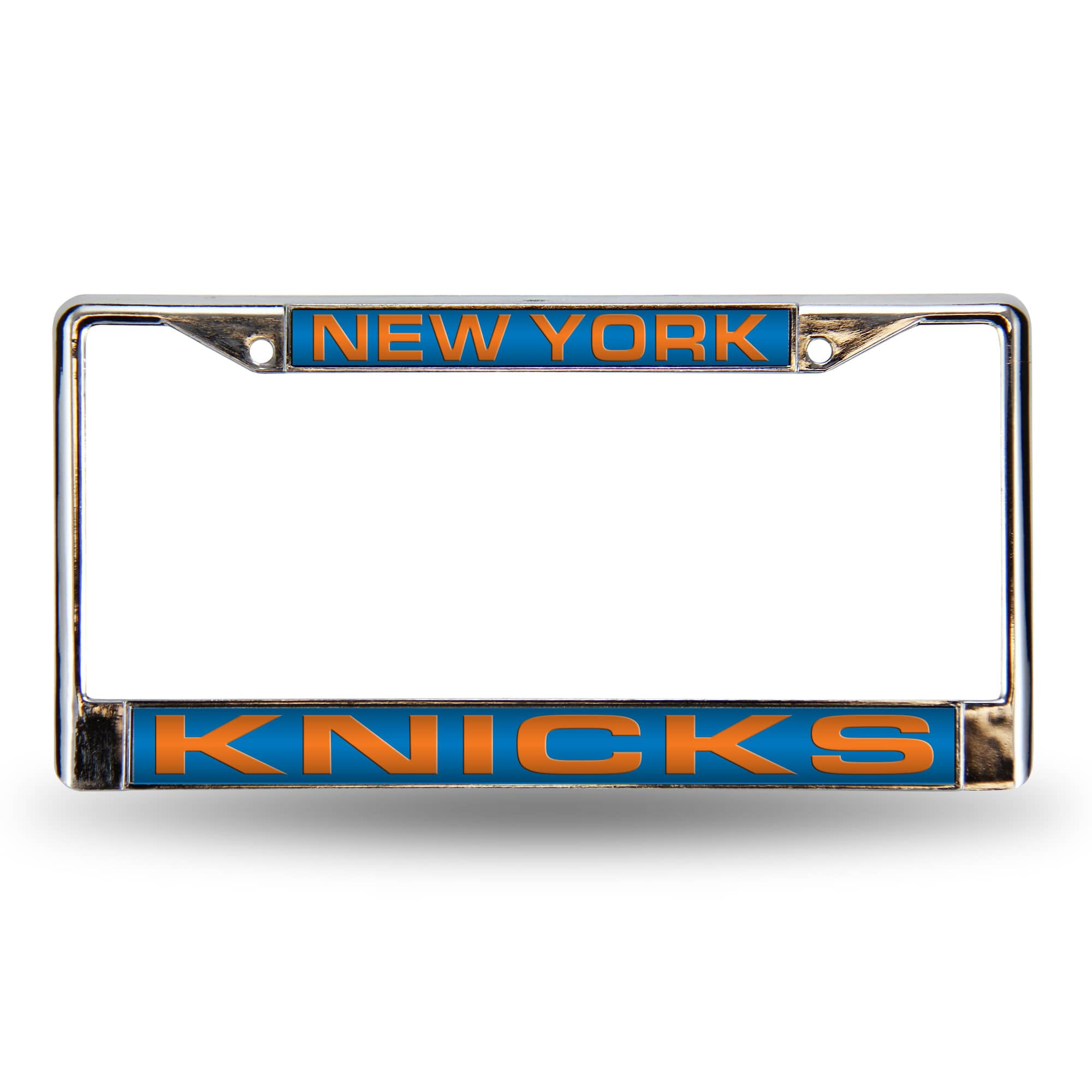 6" x 12" Blue & Orange NBA New York Knicks Cut License Plate Cover