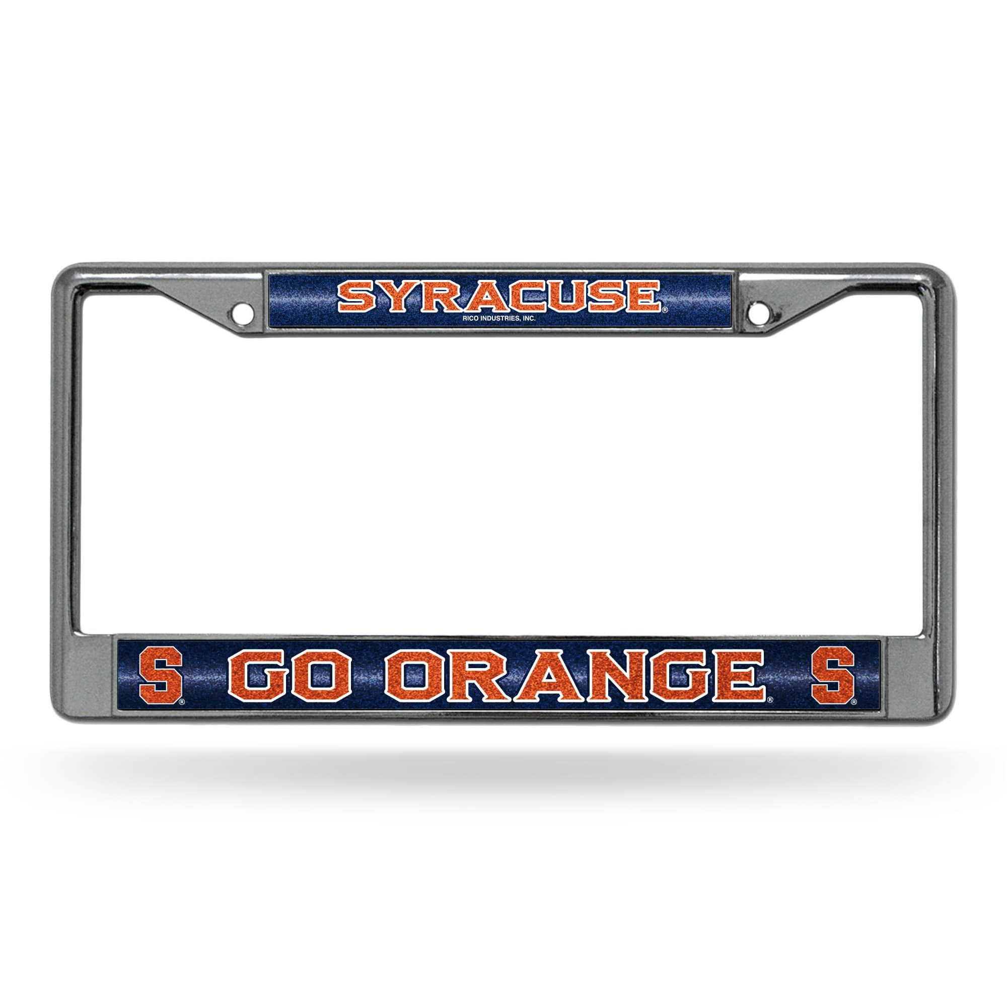 6" x 12" Blue College Syracuse Go Orange License Plate Cover